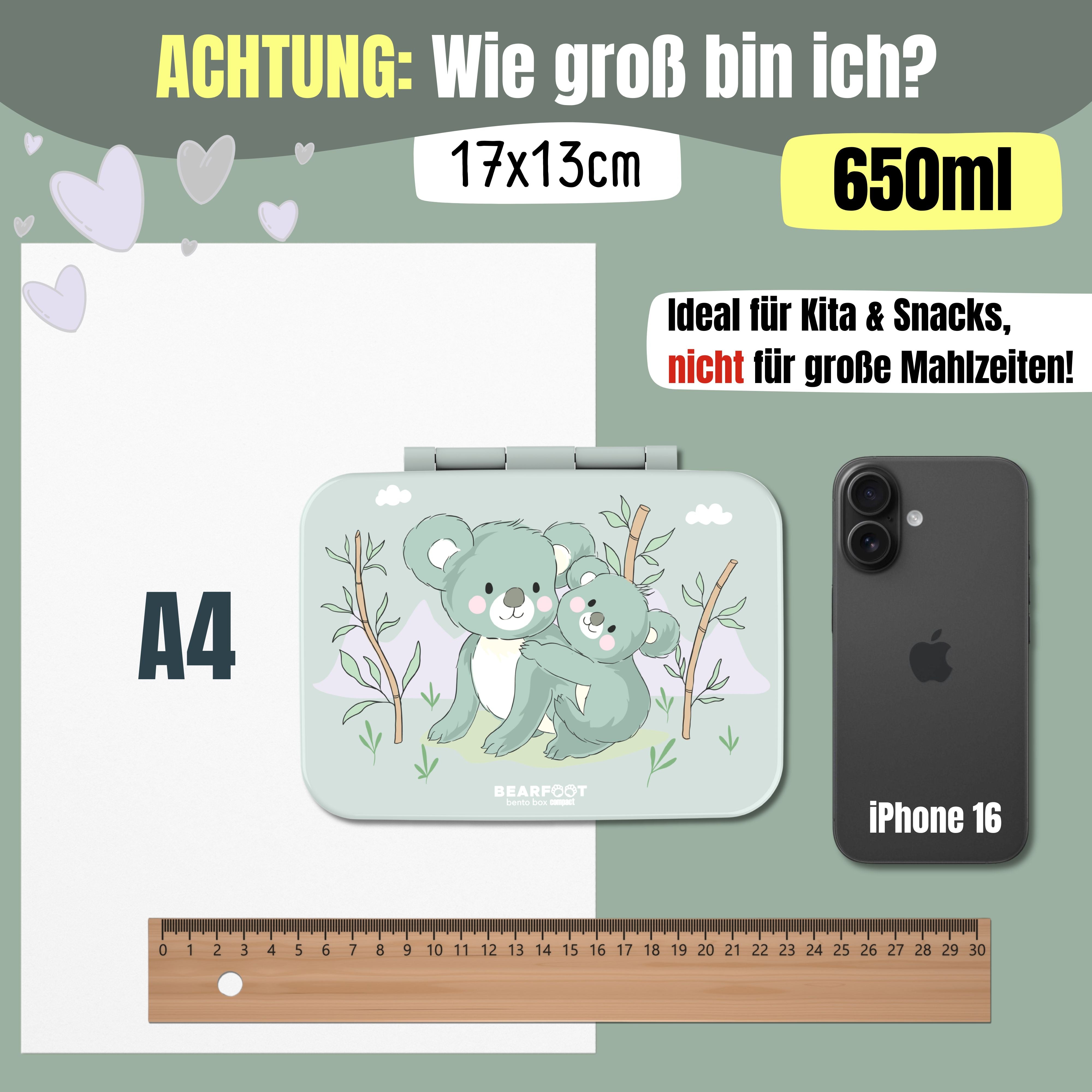 bearfoot-bento-box-compact-brotdose-650ml-koala-salbei image 7