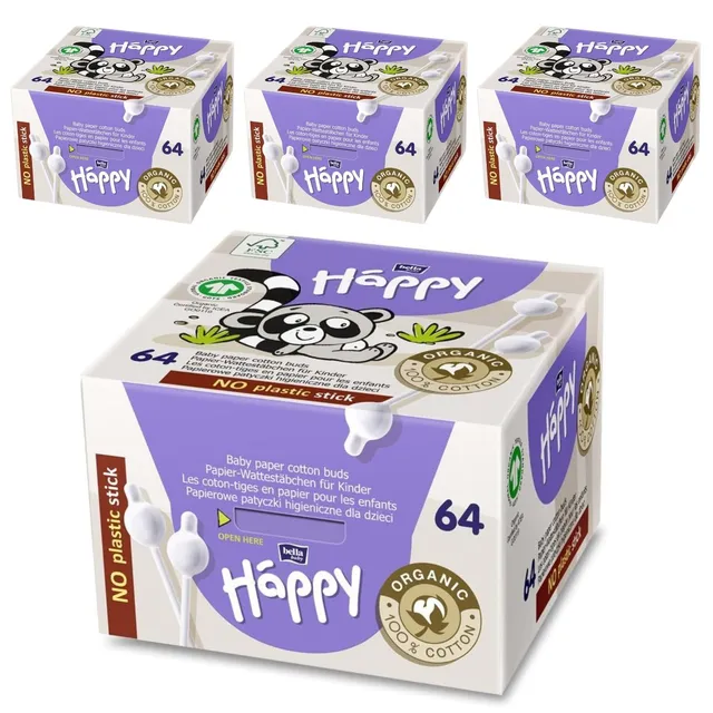 bella-baby-happy-sicherheitswattest-bchen-256-st-ck-papier image 1
