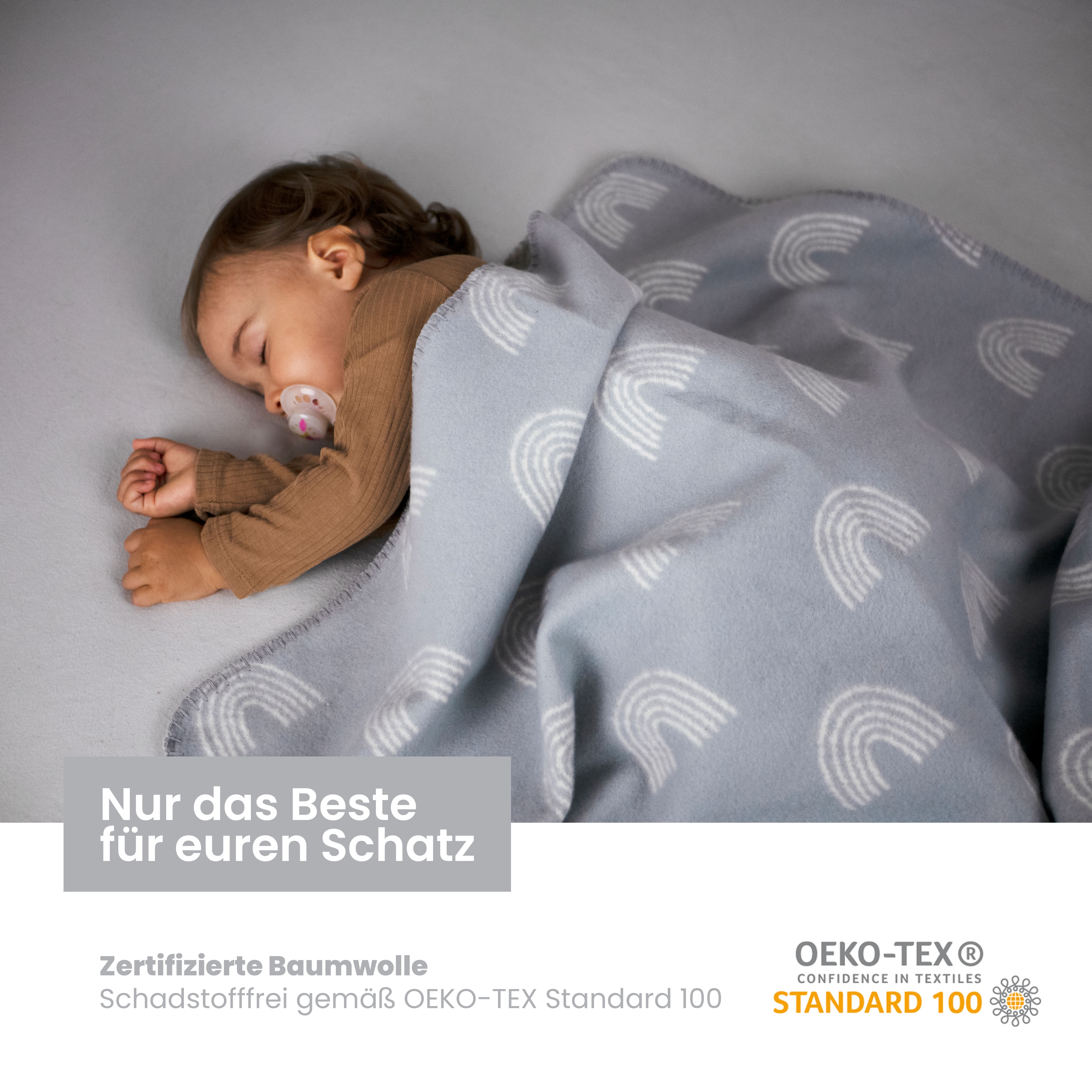 bearfoot-babydecke-bio-baumwolle-regenbogen-grau-100x75-made-in-germany image 4