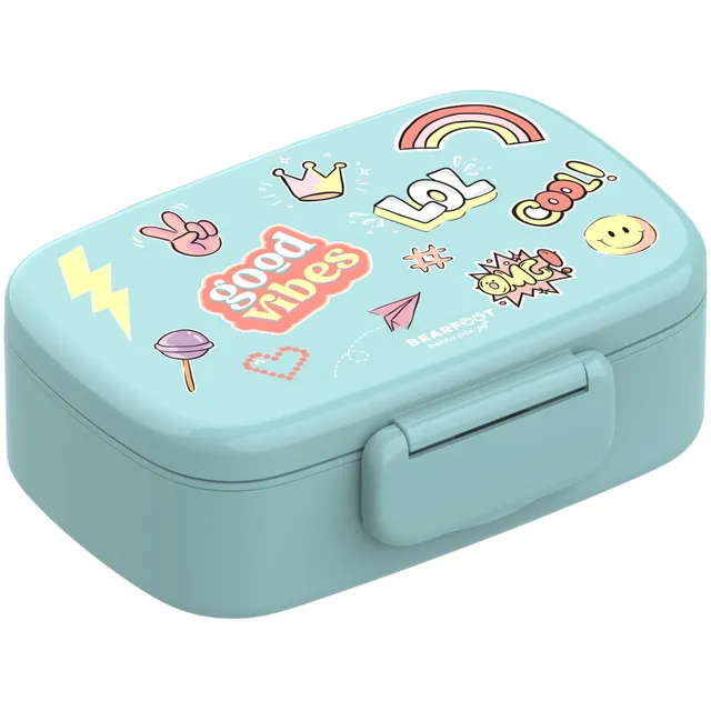 bearfoot-brotdose-kinder-mit-f-chern-mint-sticker-auslaufsicher image 1