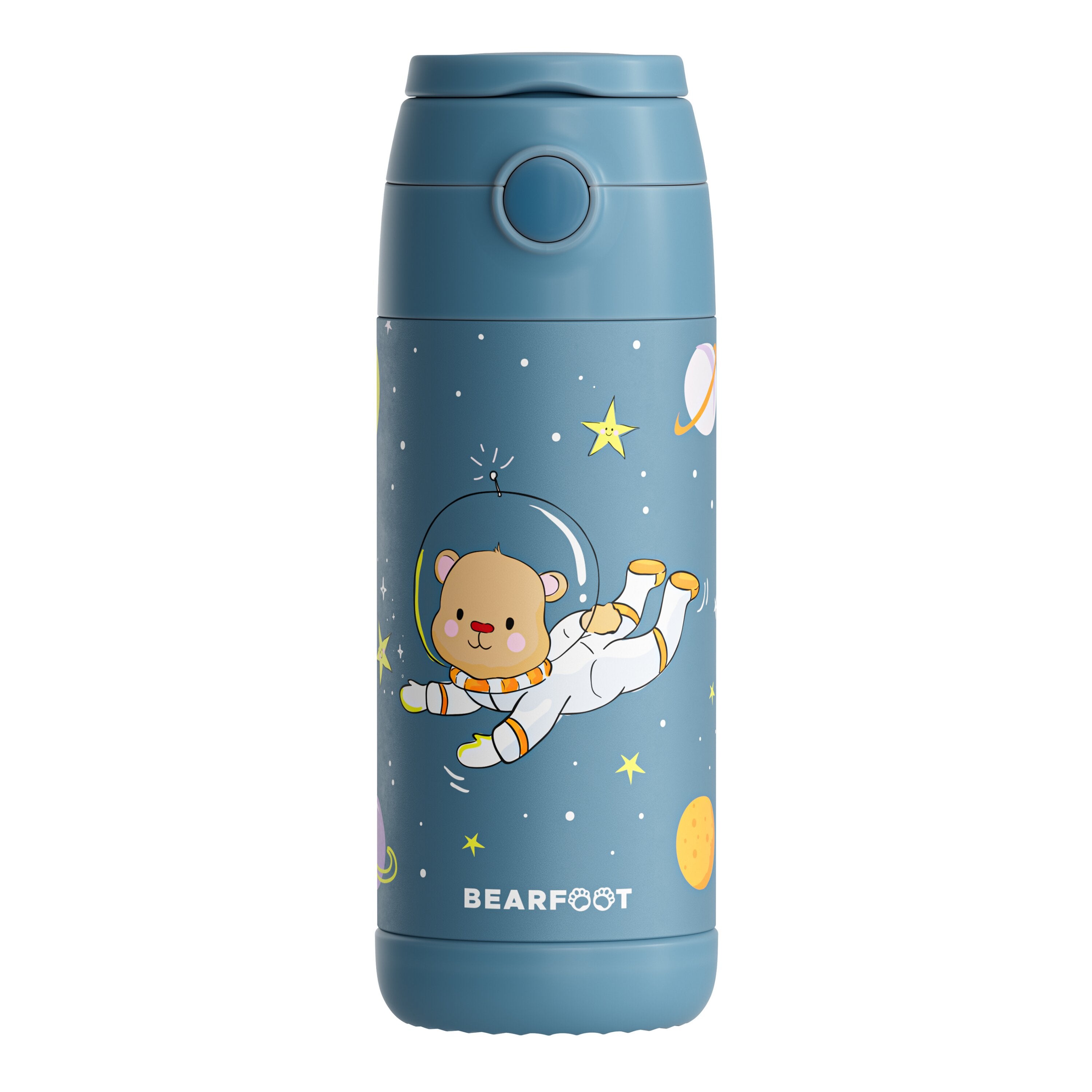 bearfoot-thermo-trinkflasche-astro-b-r-blau-350-ml-edelstahl image 2