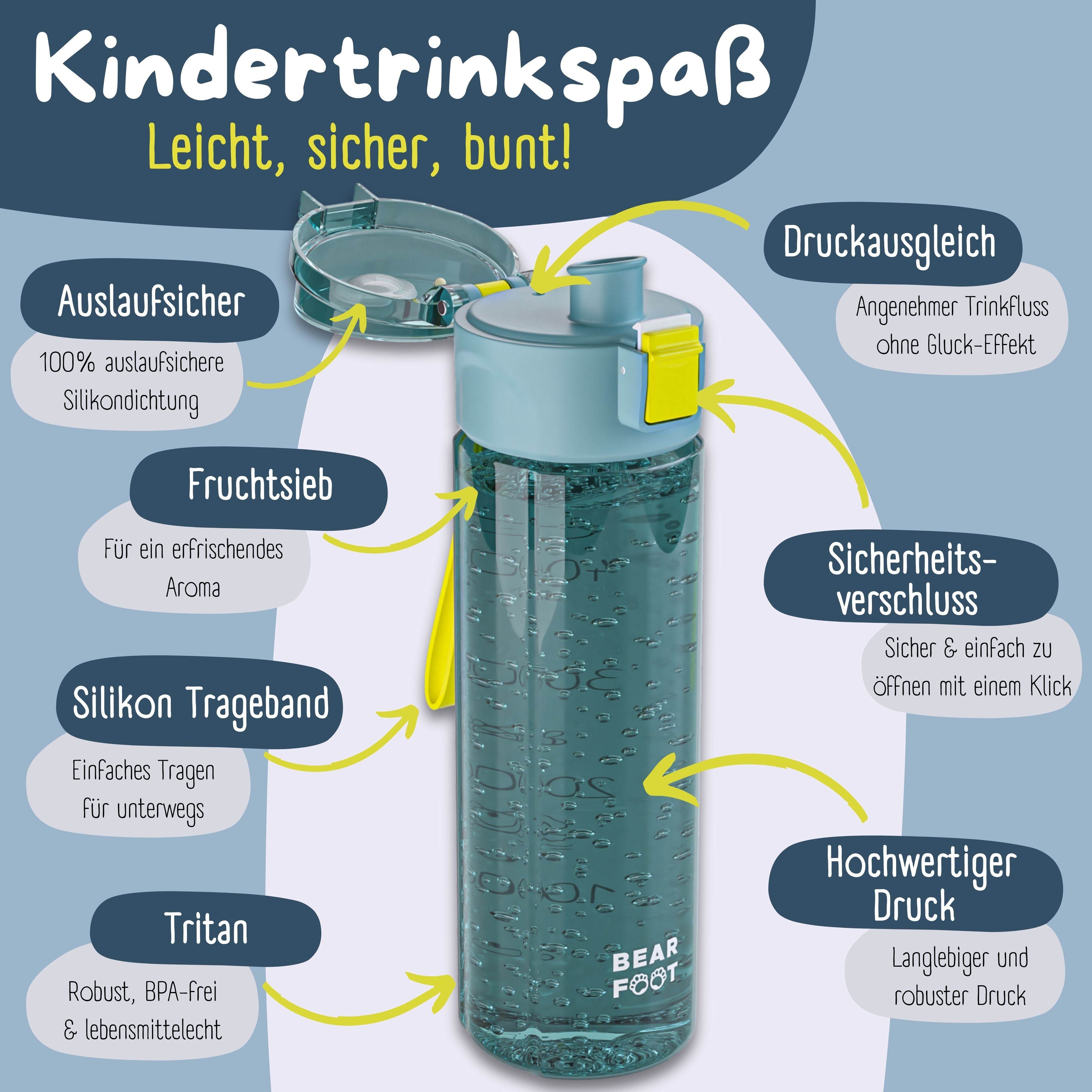 bearfoot-trinkflasche-kinder-500-ml-logo-blau-bpa-frei image 6