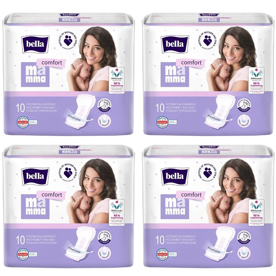 bella-mamma-comfort-wochenbett-einlagen-4x10-st-ck-saugstark image 1
