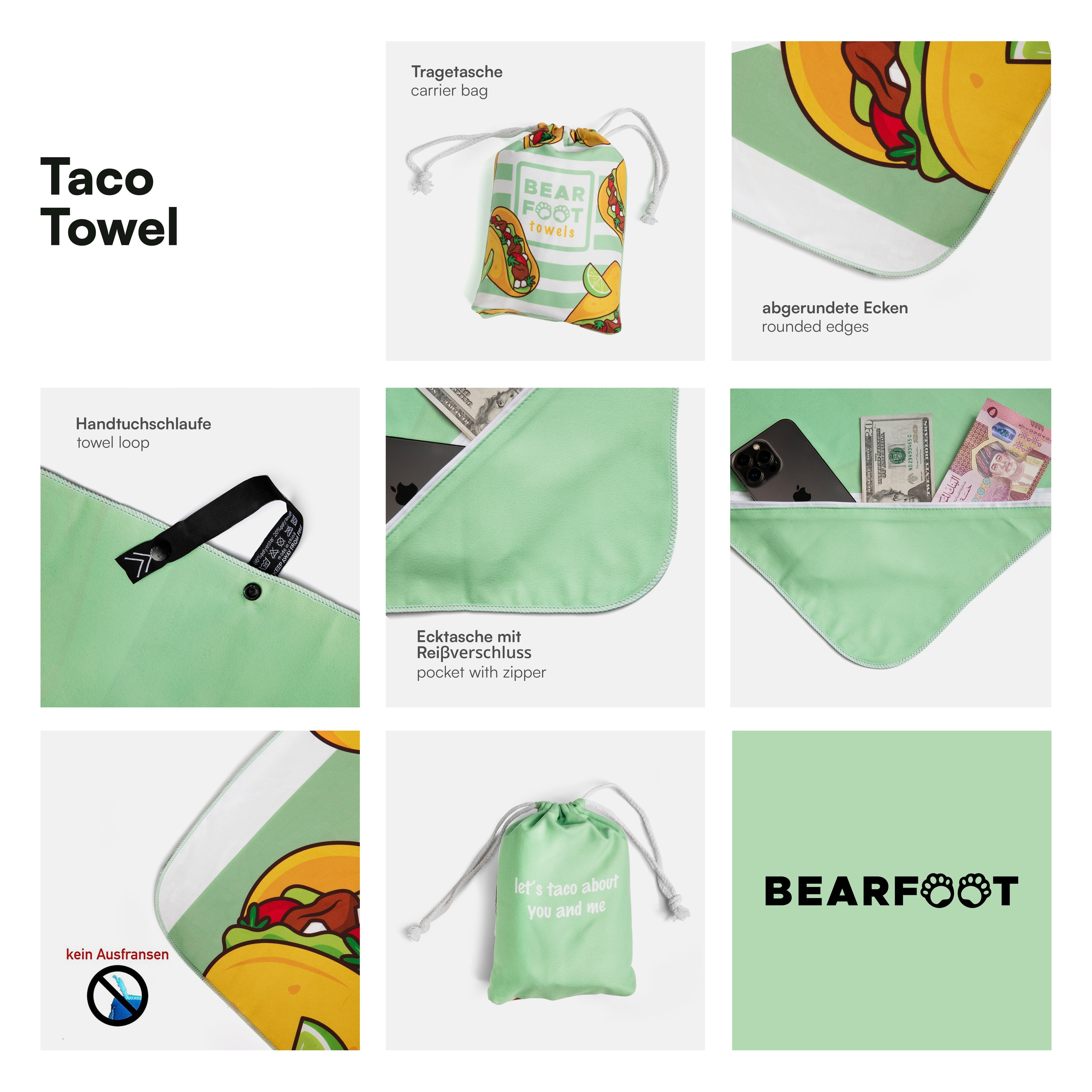 bearfoot-strandt-cher-taco-strandhandtuch-microfaser-160x80cm image 3