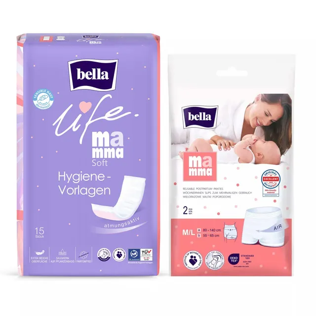 bella-baby-happy-mamma-soft-wochenbettbinden-45-6-m-l-parf-mfrei image 1