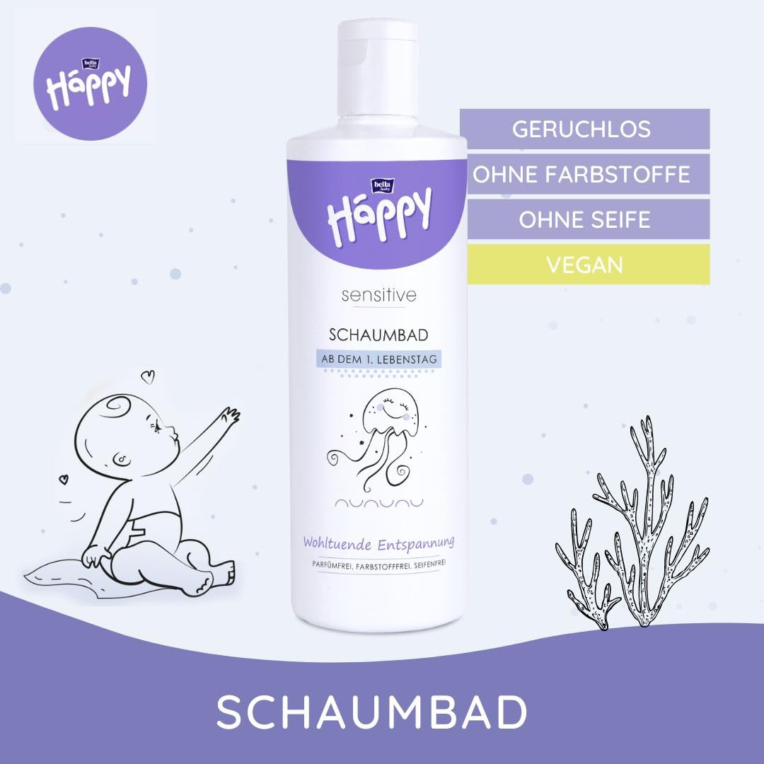 bella-baby-happy-sensitive-babybad-400ml-seifenfrei-vegan image 2