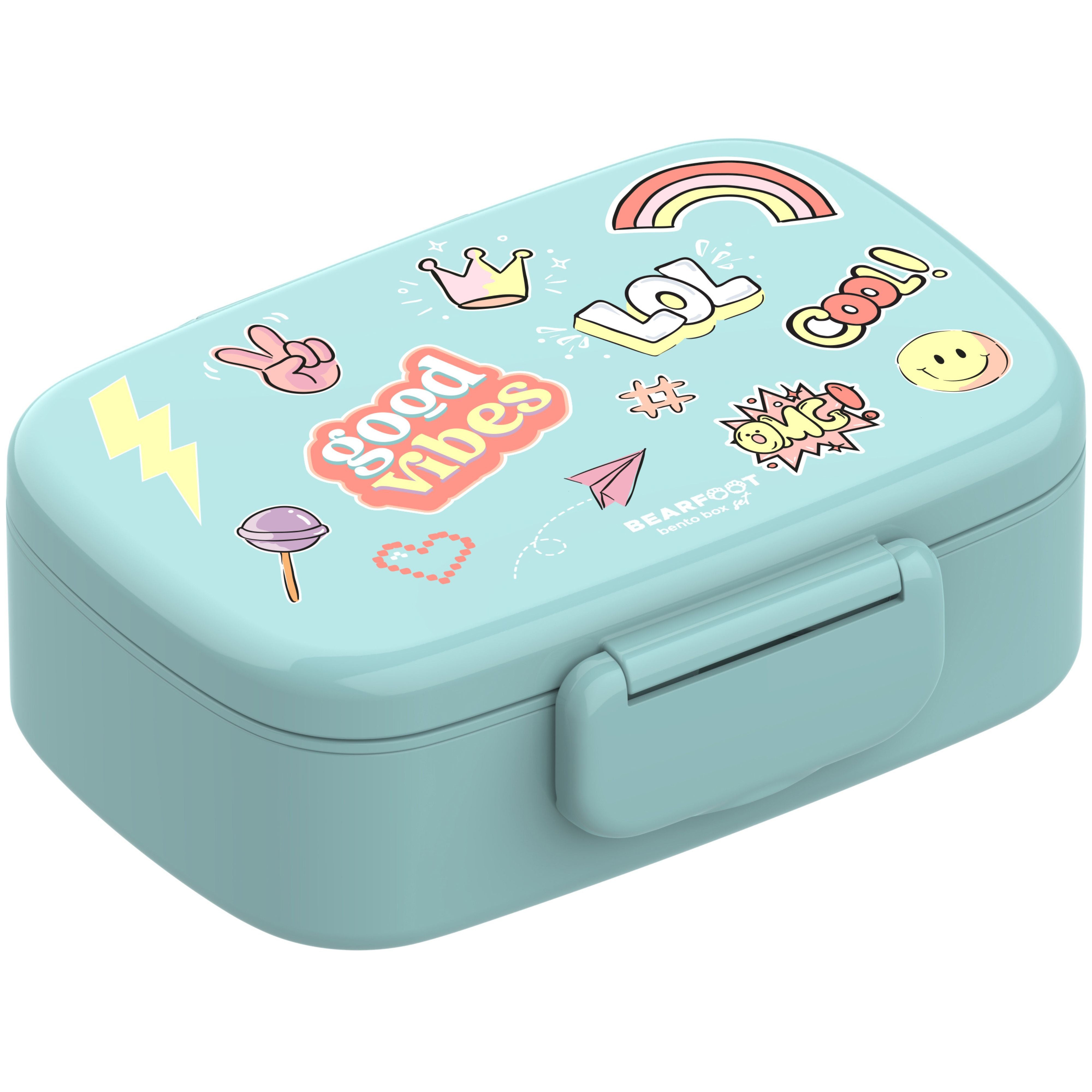bearfoot-brotdose-kinder-mit-f-chern-mint-sticker-auslaufsicher image 2