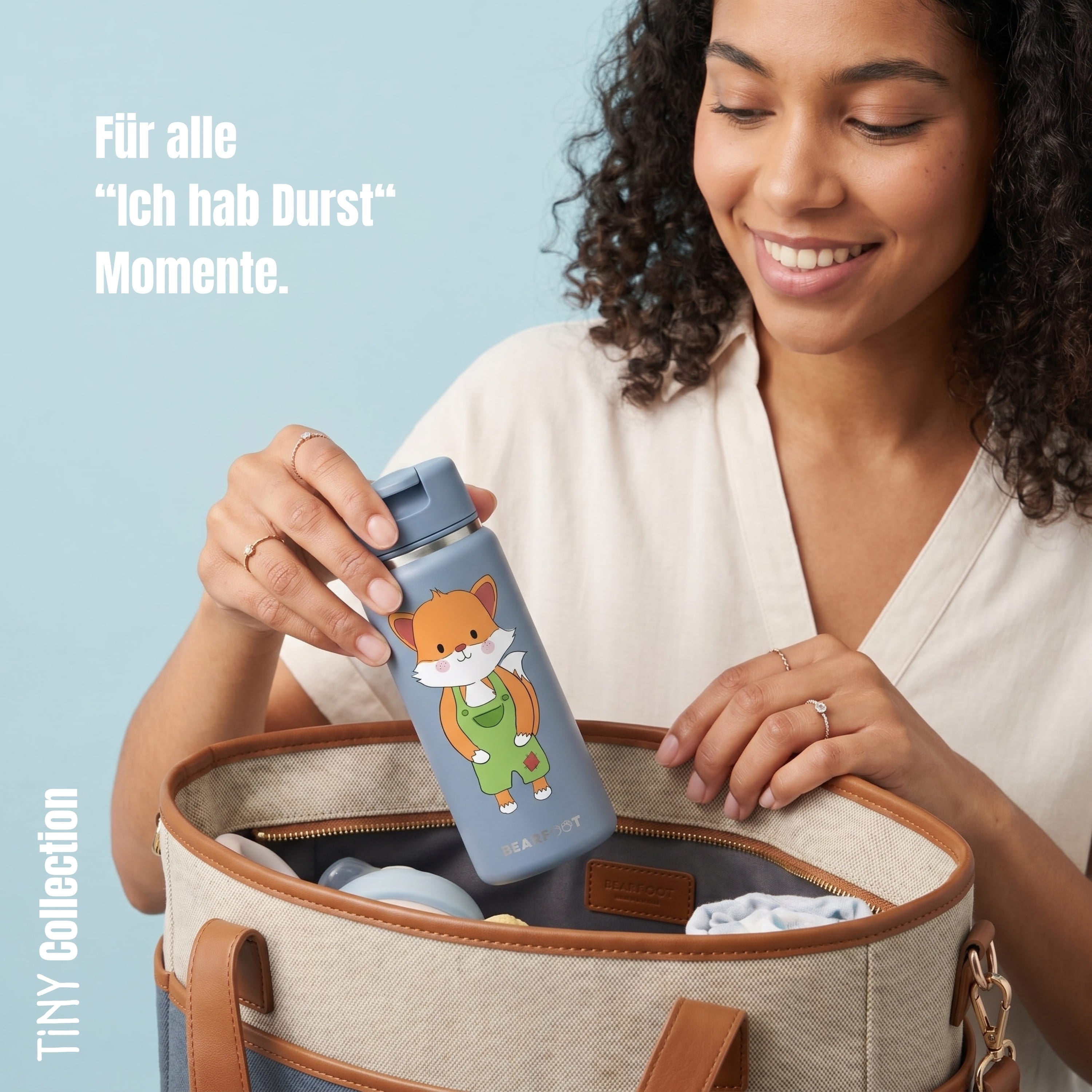 bearfoot-tiny-thermo-trinkflasche-edelstahl-200ml-fuchs image 8