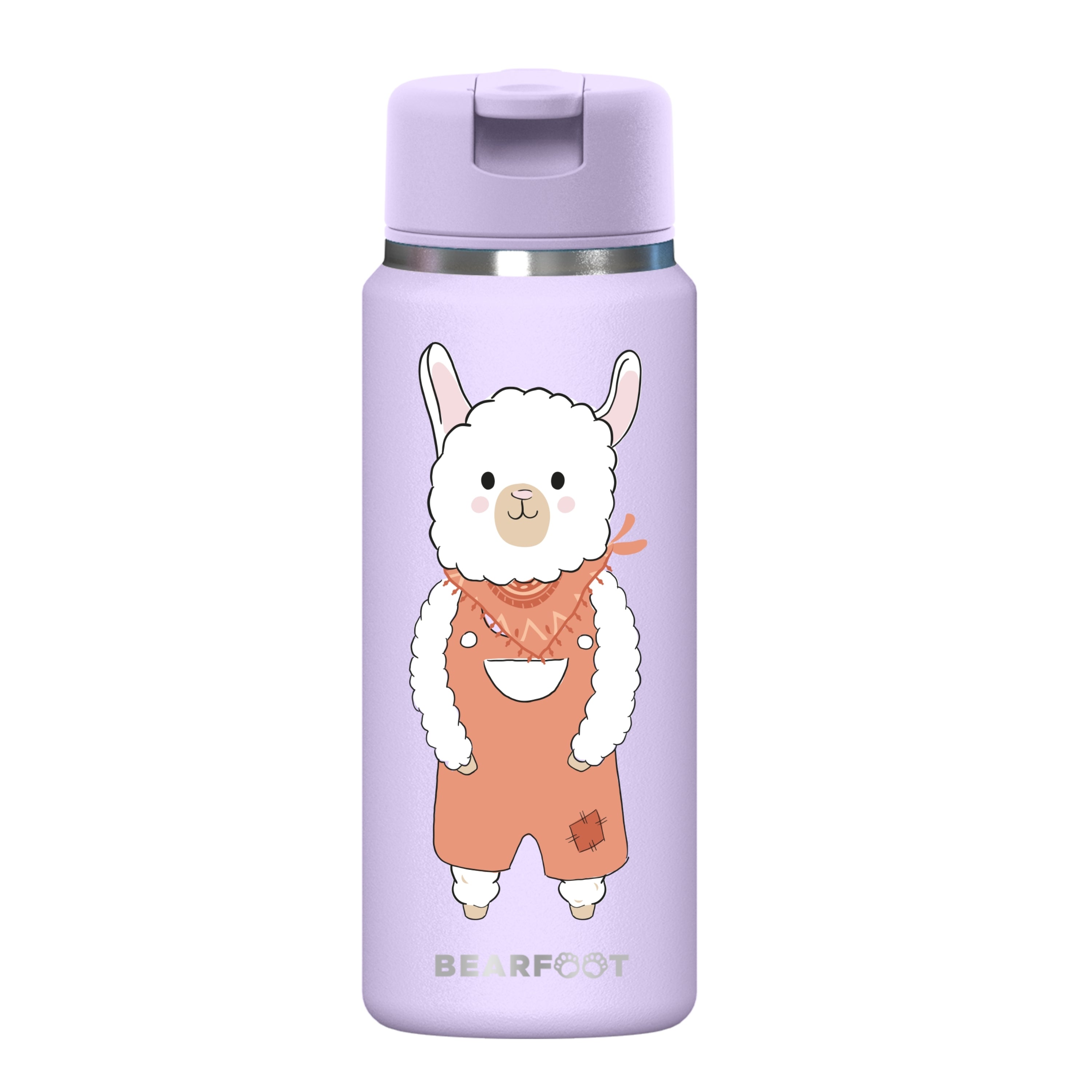 bearfoot-tiny-thermo-trinkflasche-lama-200ml-edelstahl image 3