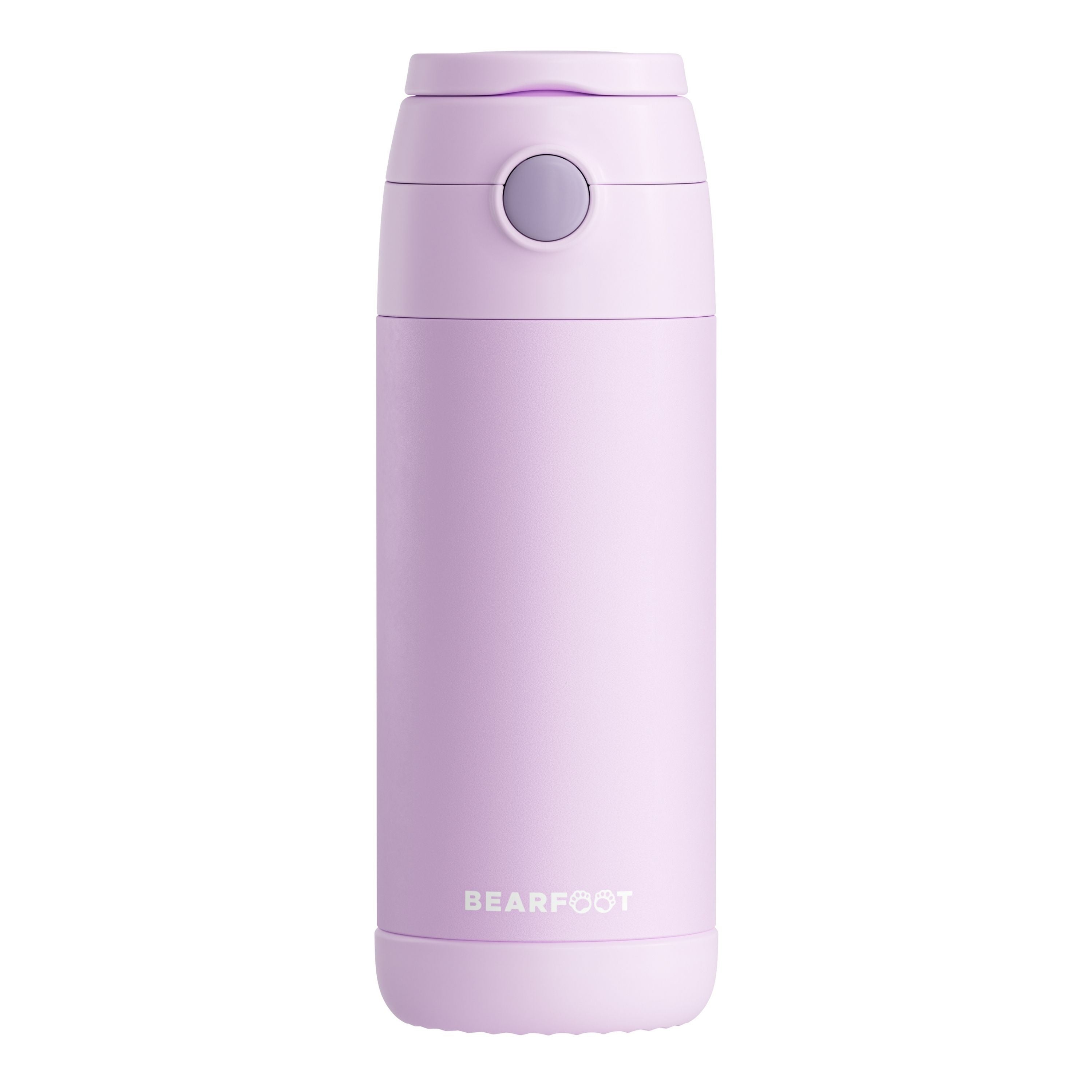 bearfoot-thermo-trinkflasche-edelstahl-lila-350ml-plastikfrei image 1
