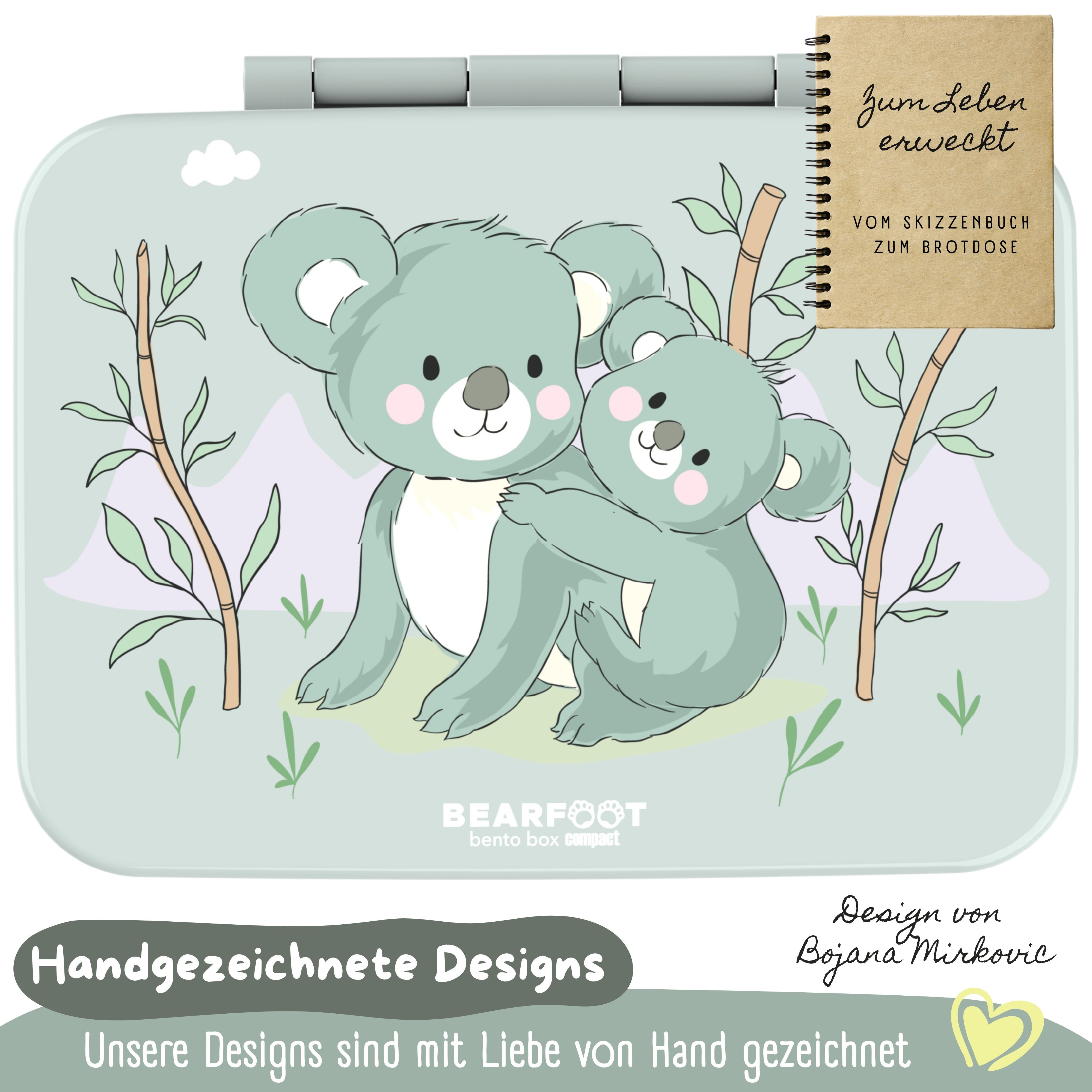 bearfoot-bento-box-compact-brotdose-650ml-koala-salbei image 3