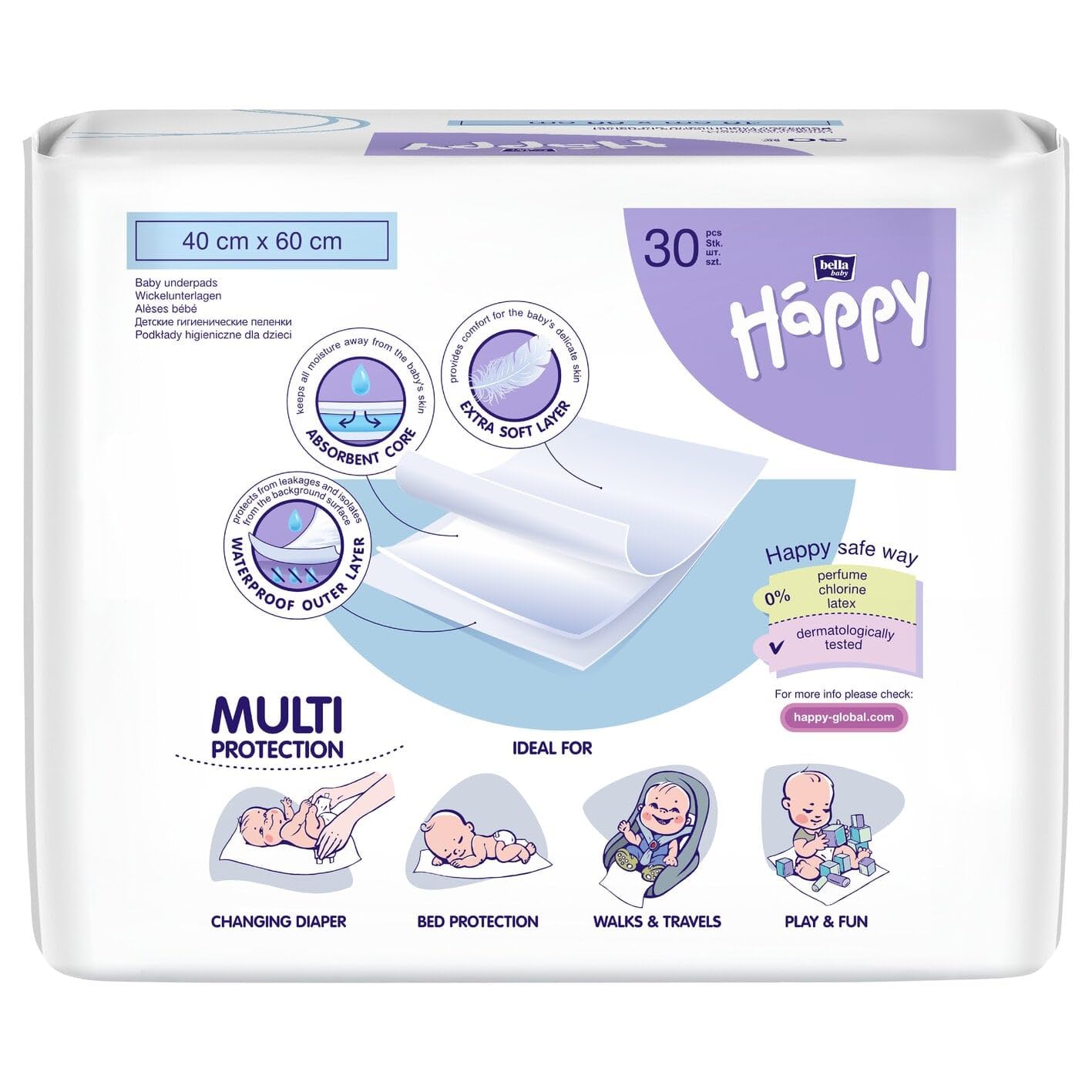 bella-baby-happy-wickelunterlagen-40x60-cm-60-st-ck-wasserdicht image 2