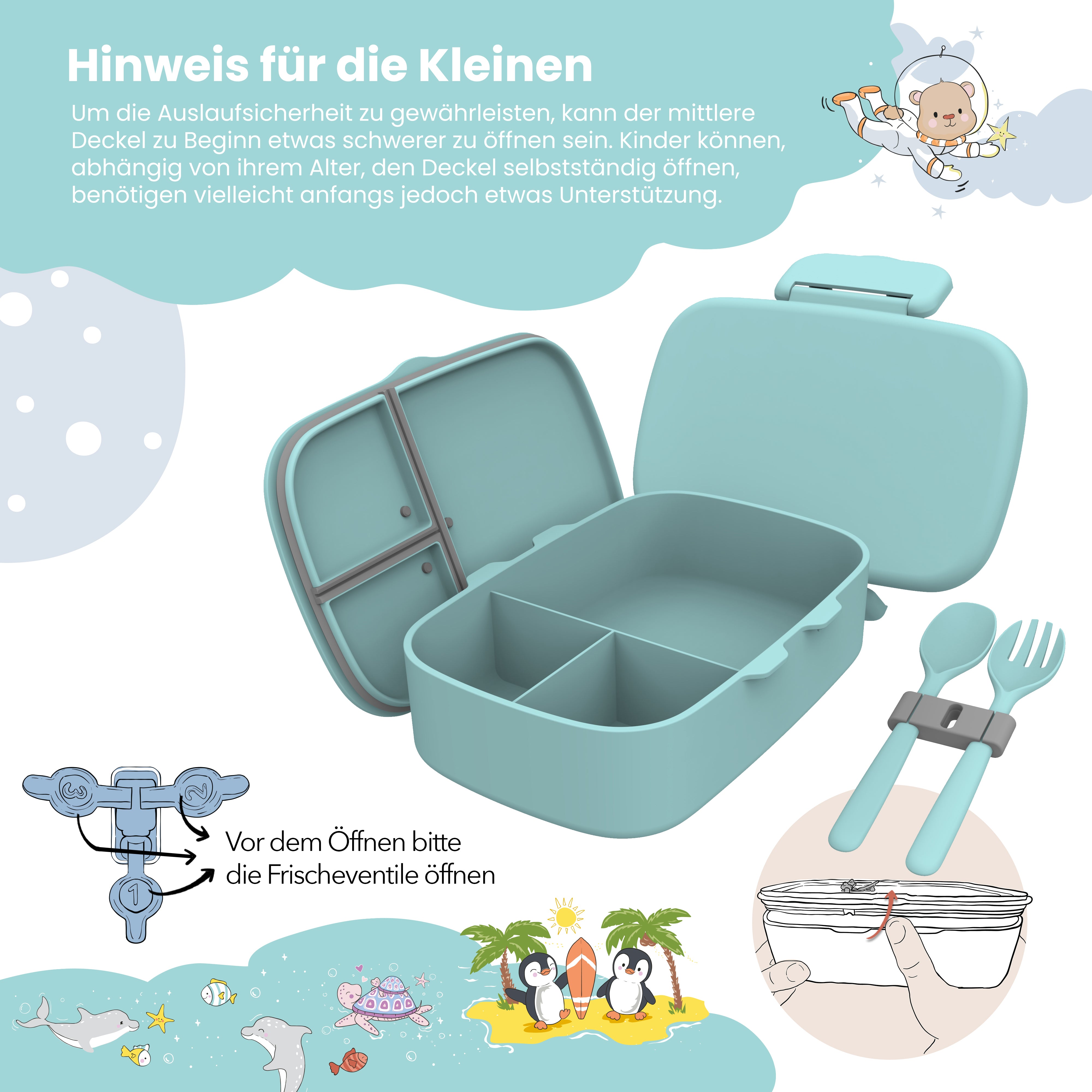 bearfoot-brotdose-kinder-bento-box-mit-f-chern-mint-mit-besteck image 4