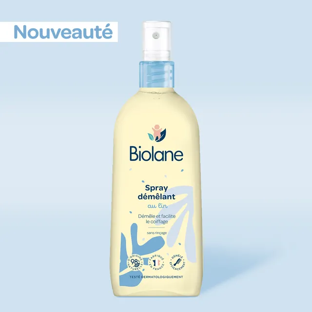 biolane-entwirrungsspray-kinder-200ml-mit-lein image 1