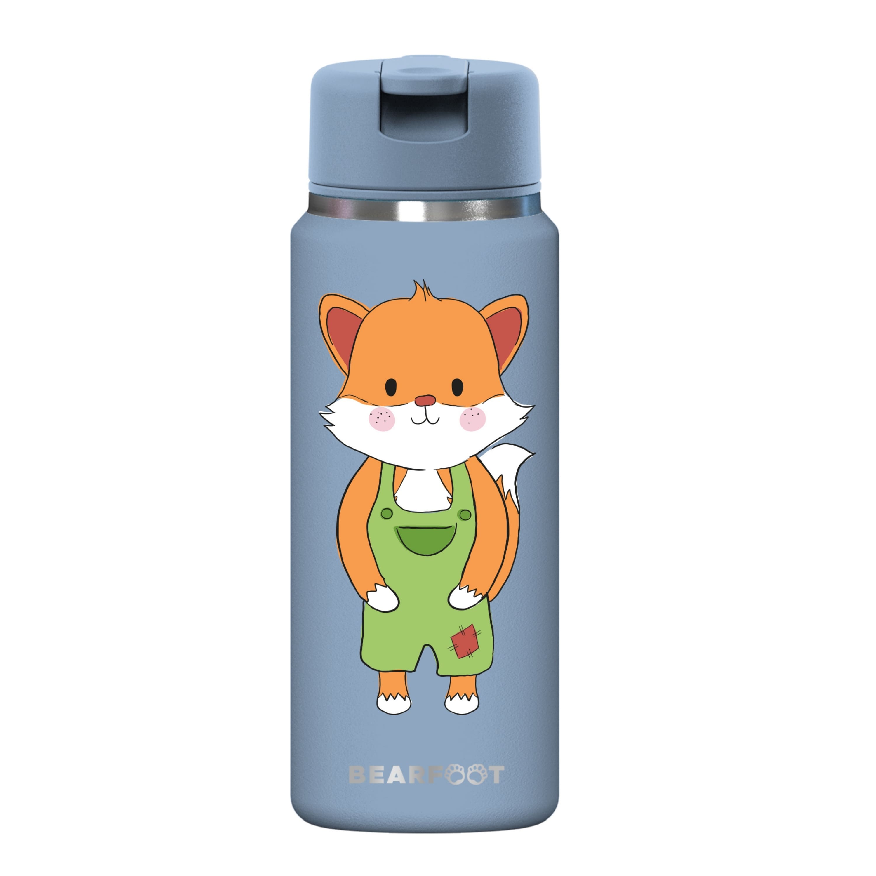 bearfoot-tiny-thermo-trinkflasche-edelstahl-200ml-fuchs image 3