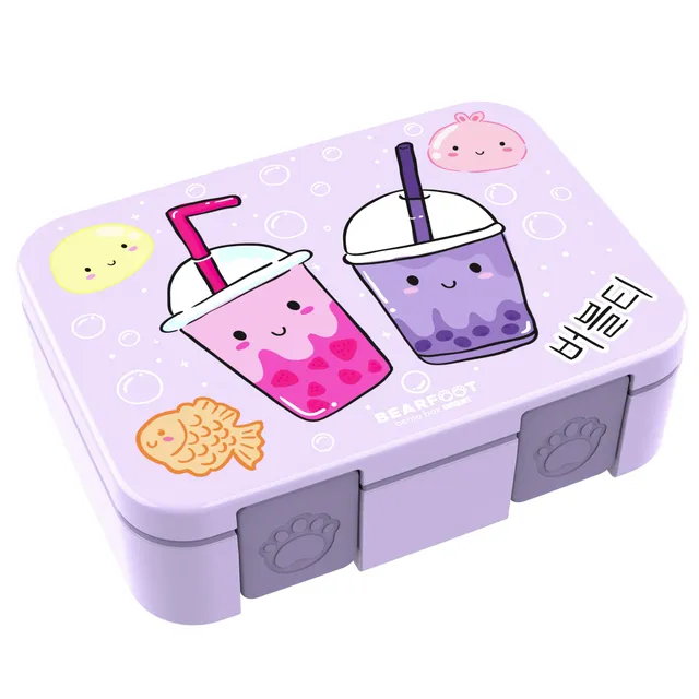 bearfoot-brotdosen-bento-box-compact-bubbletea-lila-1000-ml image 1