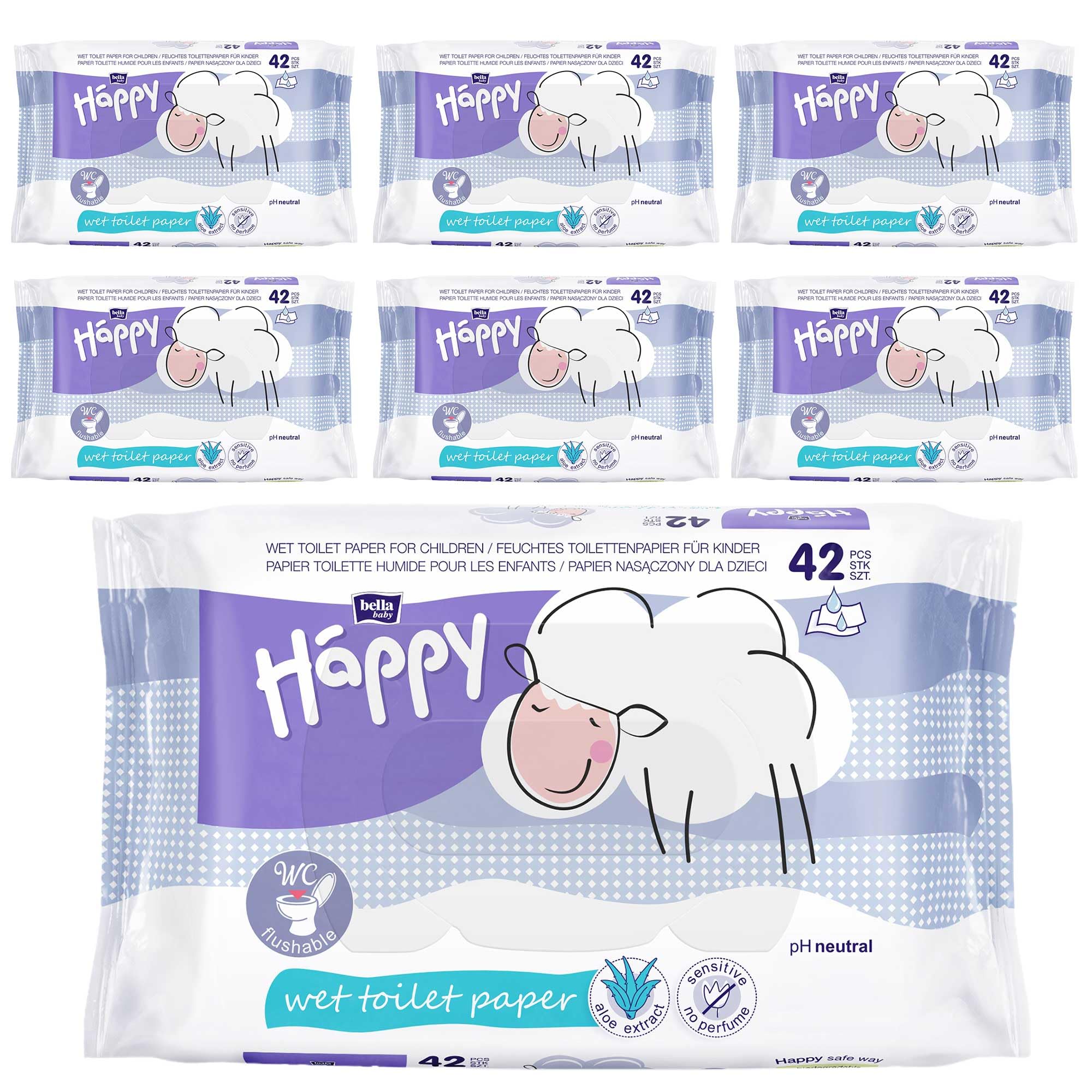 bella-baby-happy-toilettenpapier-sensitive-7x42-st-ck-aloe image 1