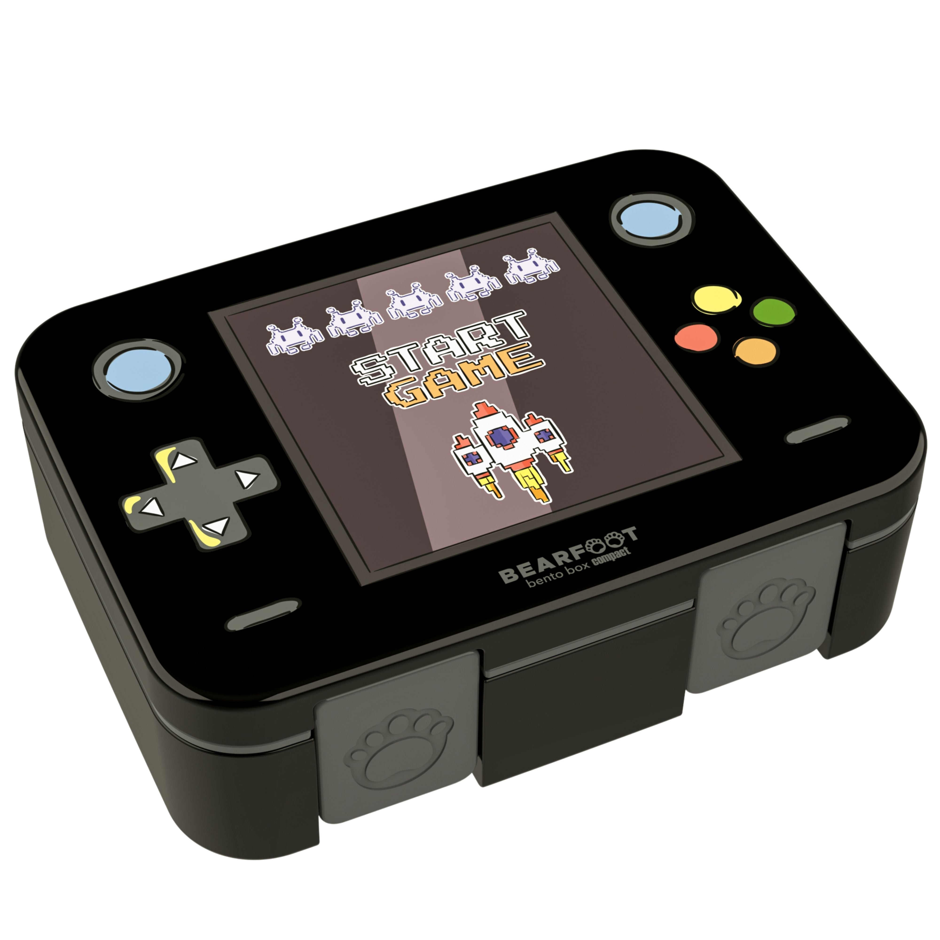 bearfoot-bento-box-compact-brotdose-game-schwarz-650-ml image 2