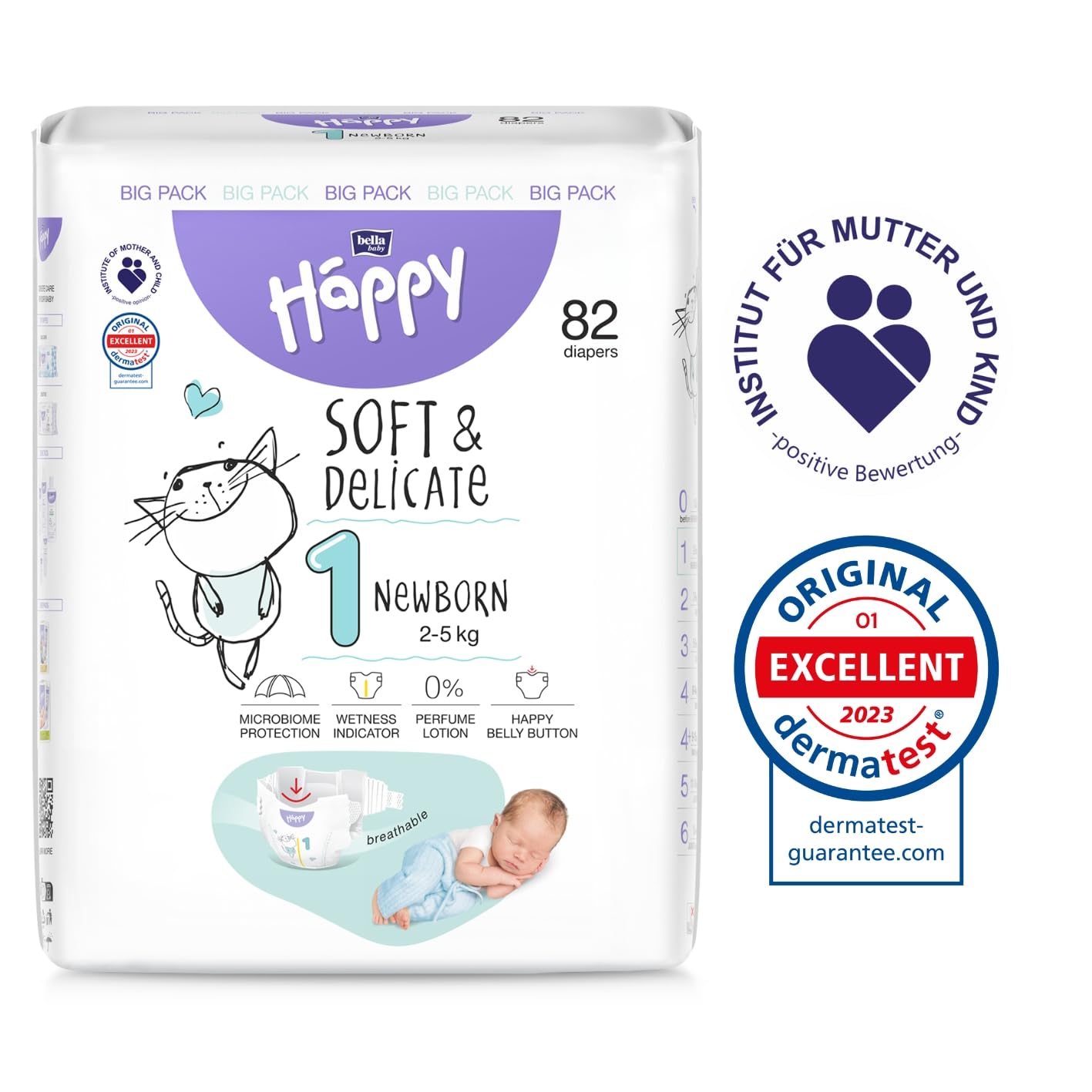 bella-baby-happy-soft-delicate-windeln-gr-1-2-5kg-246-st-ck image 2