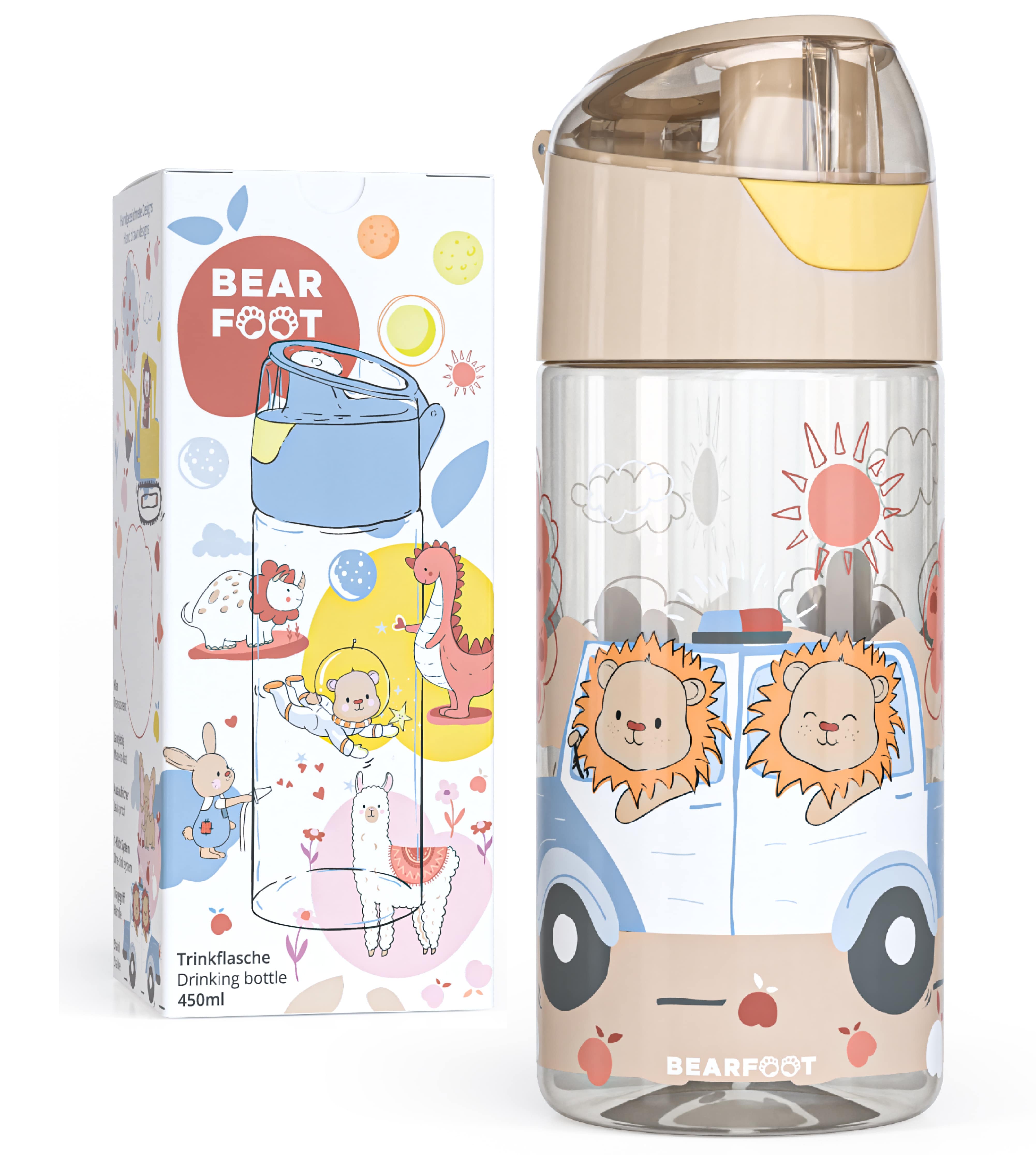 bearfoot-trinkflasche-kinder-polizei-l-wen-tritan-450-ml image 8