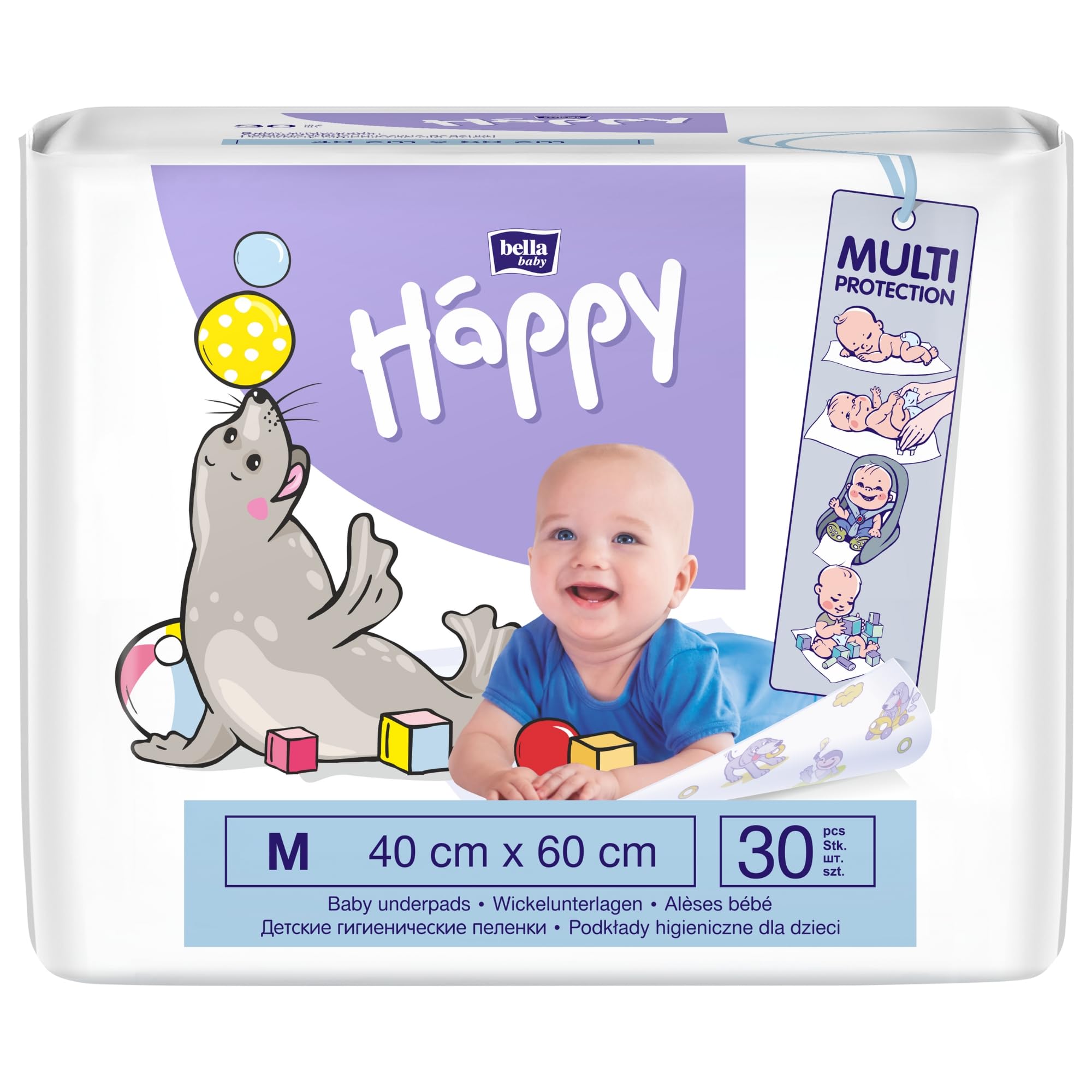 bella-baby-happy-wickelunterlagen-40x60-cm-60-st-ck-wasserdicht image 1