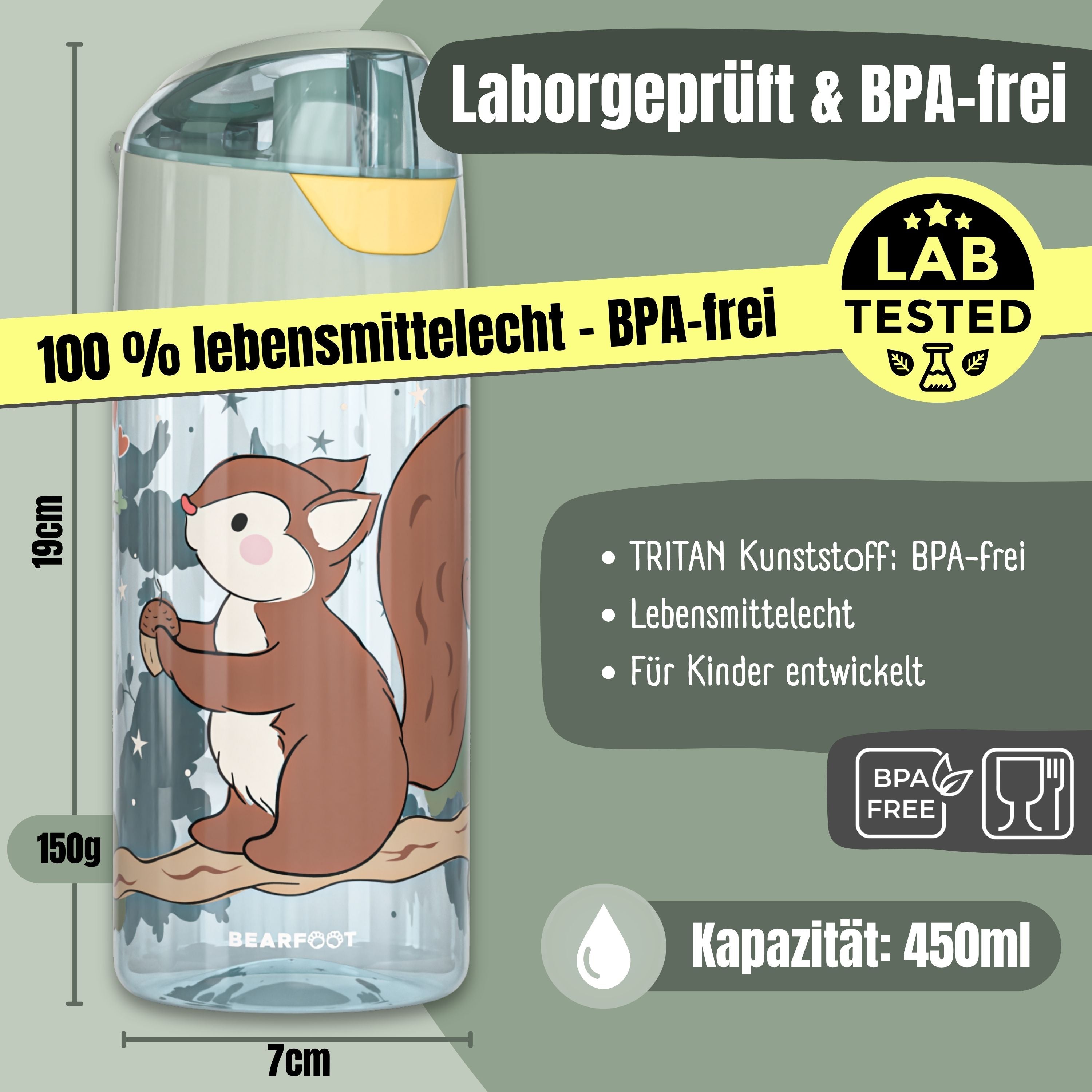 bearfoot-trinkflasche-kinder-450ml-eichh-rnchen-sage-1-klick image 4