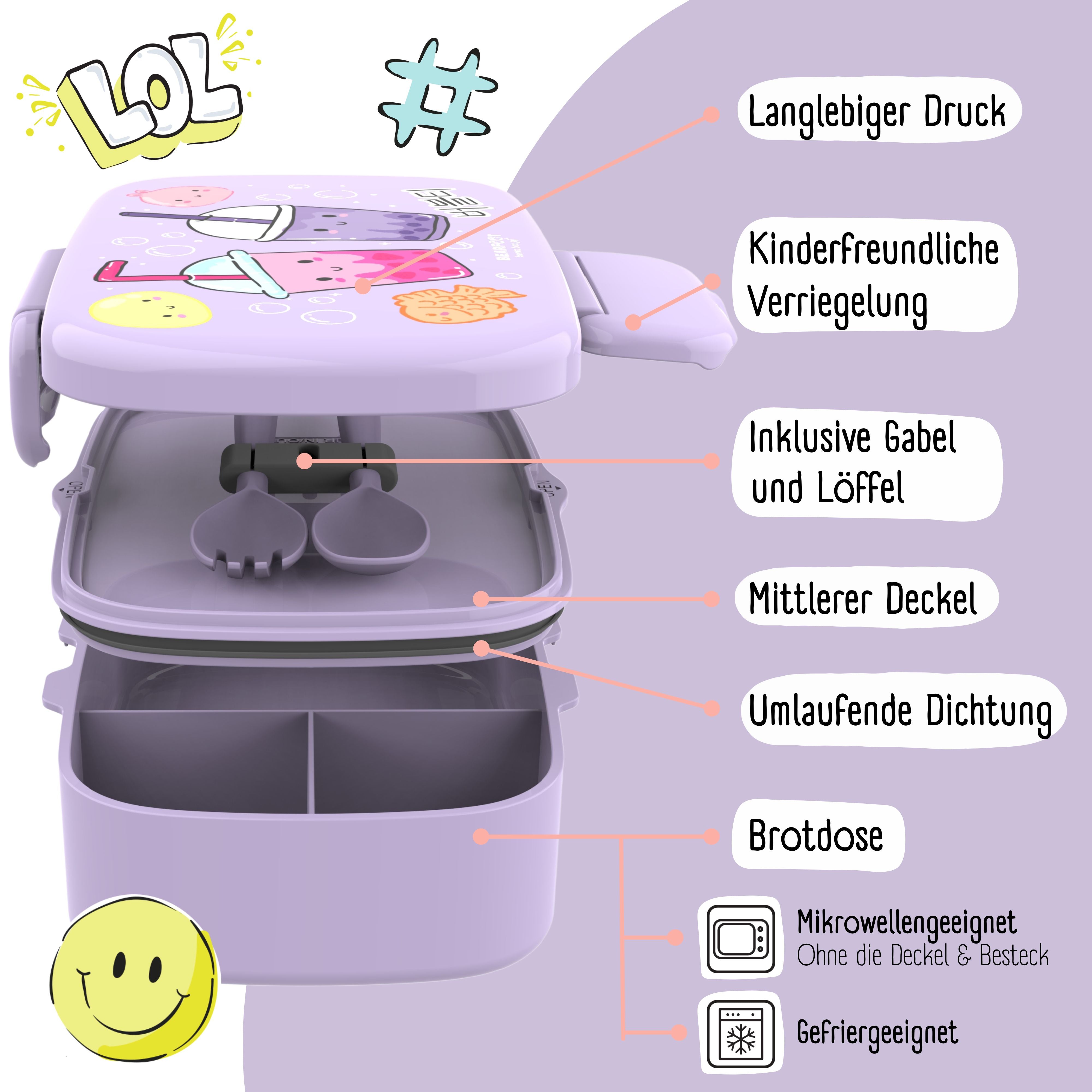 bearfoot-brotdosen-brotdose-kinder-f-cher-bubbletea-lila-bento image 4