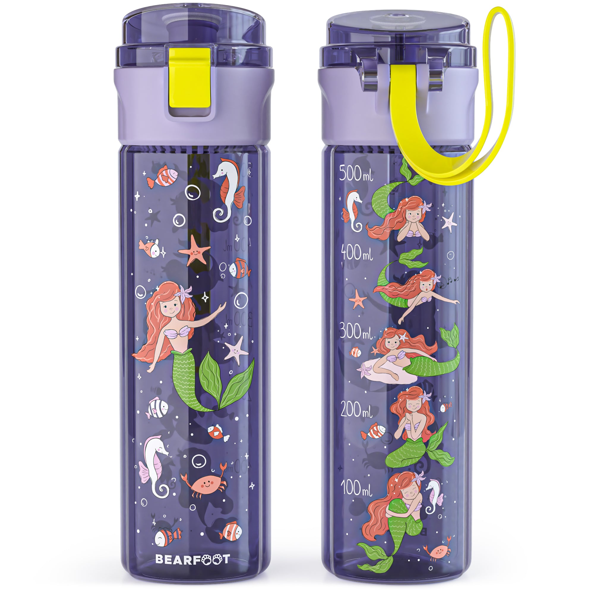 bearfoot-trinkflaschen-kindertrinkflasche-meerjungfrau-500-ml image 3