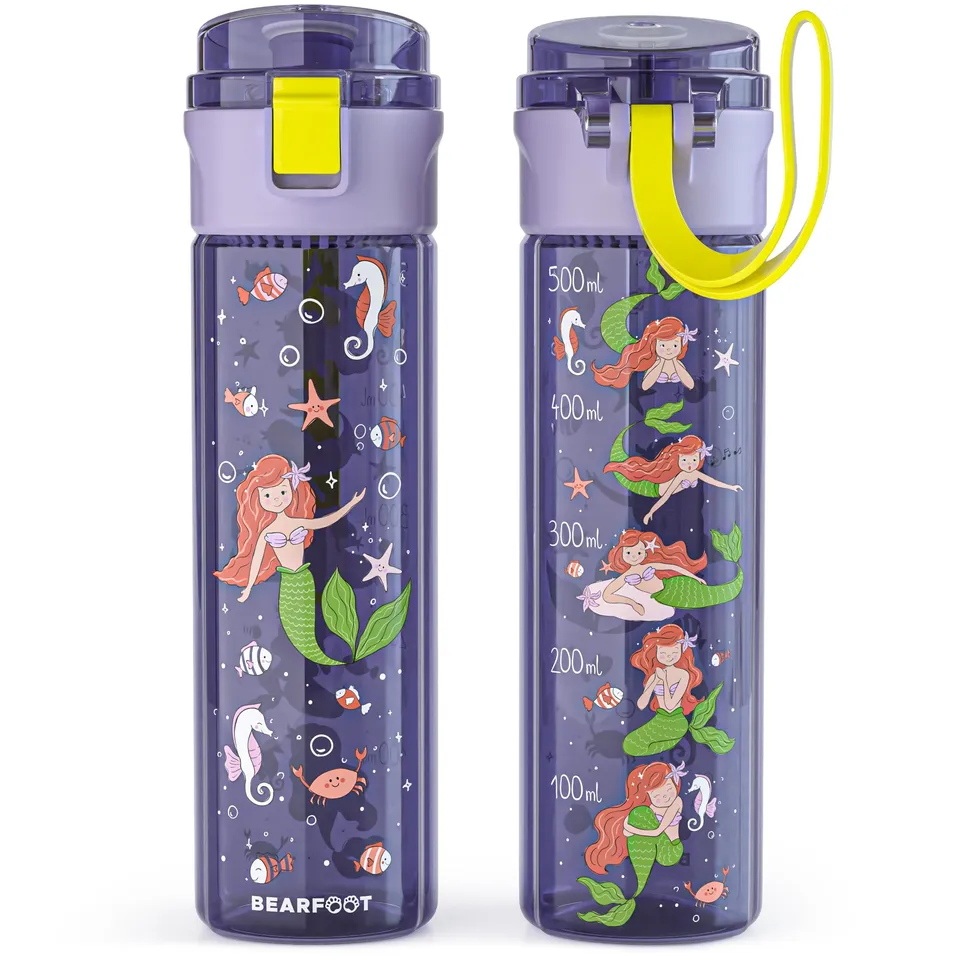 bearfoot-trinkflaschen-kindertrinkflasche-meerjungfrau-500-ml image 1