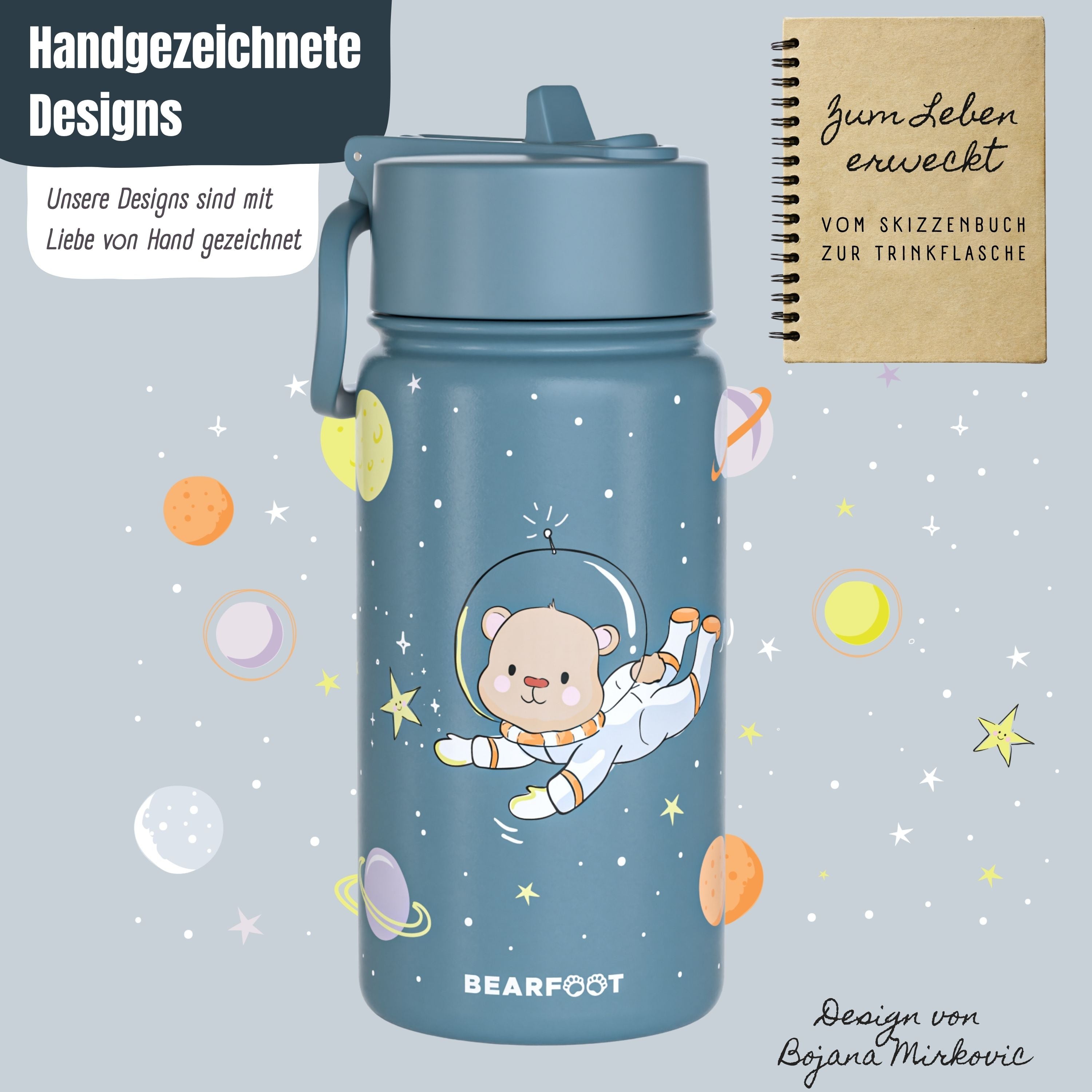 bearfoot-isolierflaschen-astro-b-r-thermoflasche-400ml-blau-edelstahl image 2