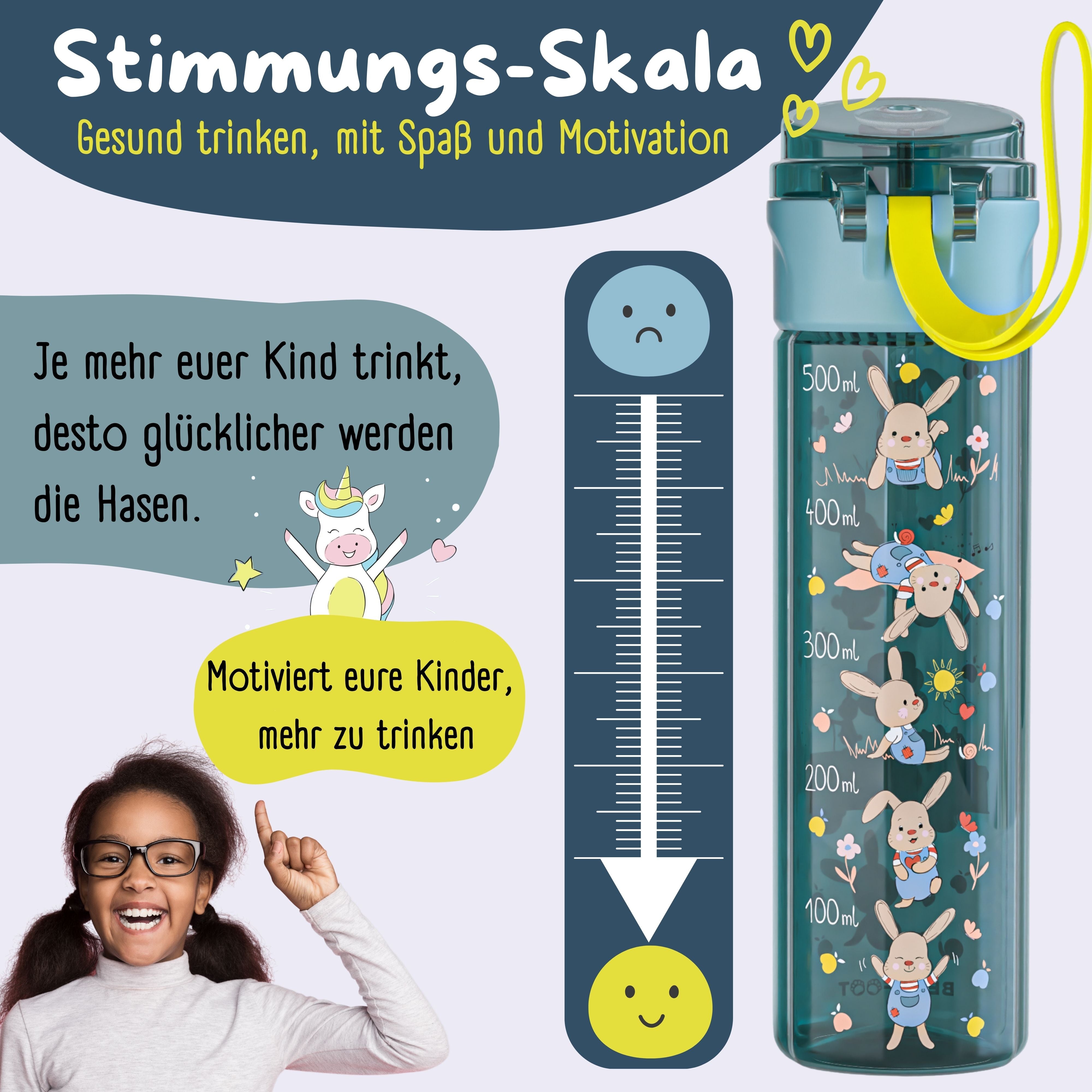 bearfoot-trinkflaschen-feuerwehr-500ml-trinkflasche-blau-stimmungs-skala image 4