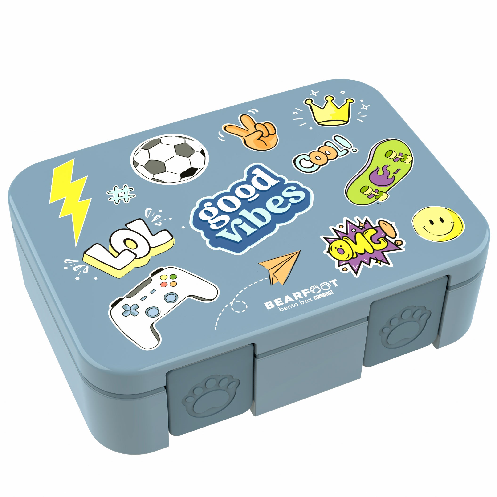 bearfoot-brotdose-sticker-blau-bento-650ml-auslaufsicher image 2