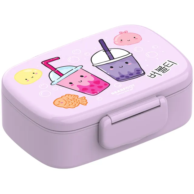 bearfoot-brotdosen-brotdose-kinder-f-cher-bubbletea-lila-bento image 1