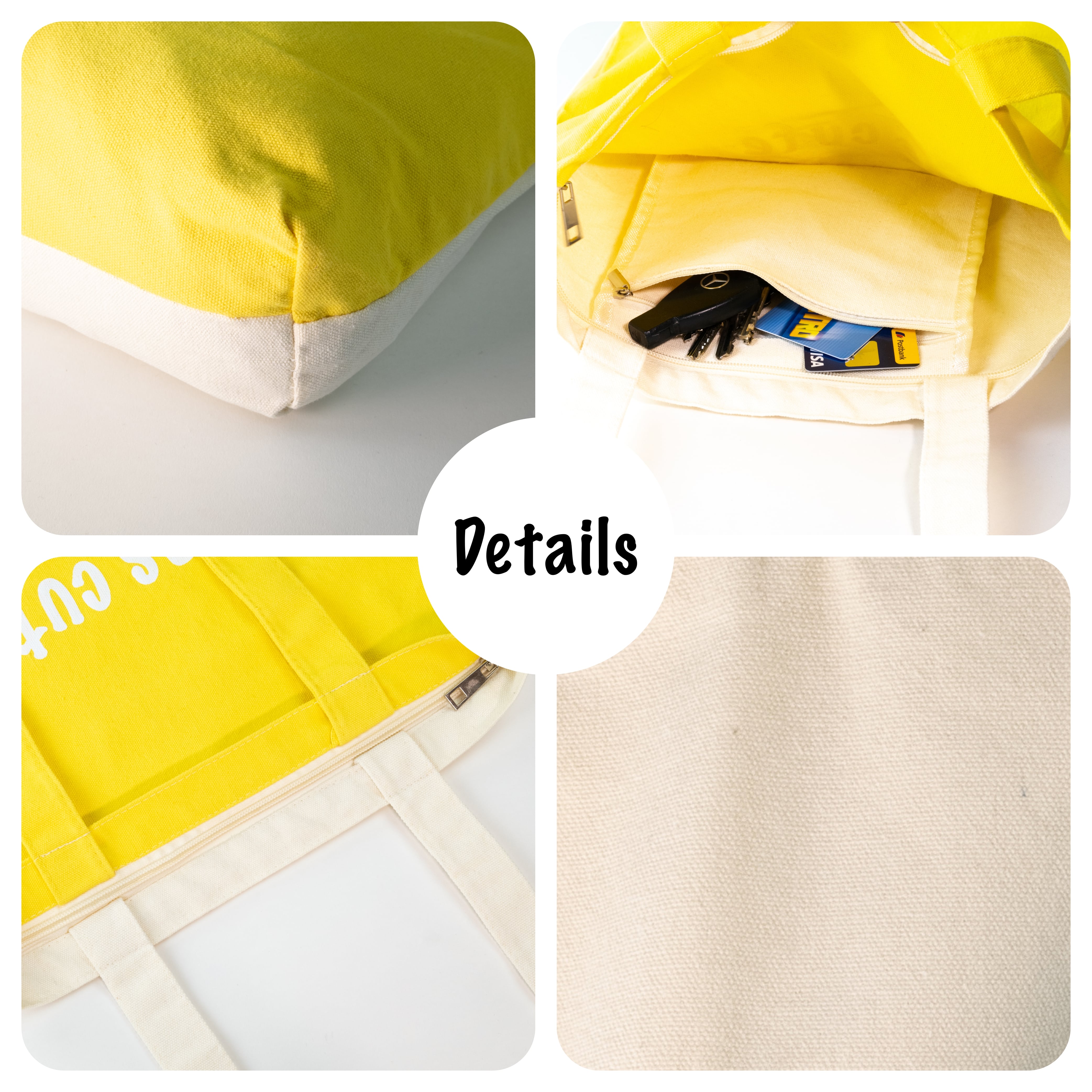 bearfoot-jutebeutel-bee-tote-bag-mit-rei-verschluss image 3