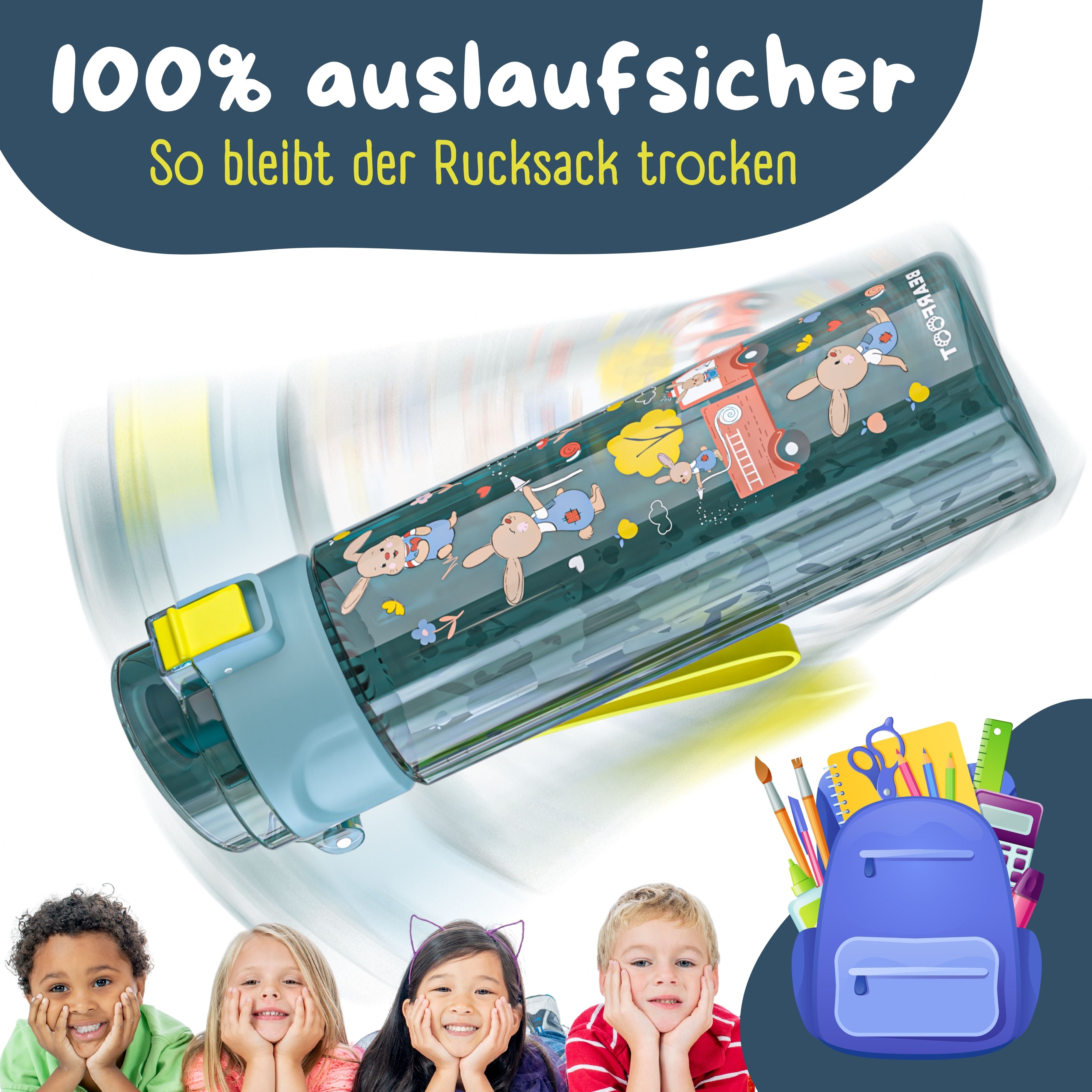 bearfoot-trinkflaschen-feuerwehr-500ml-trinkflasche-blau-stimmungs-skala image 7