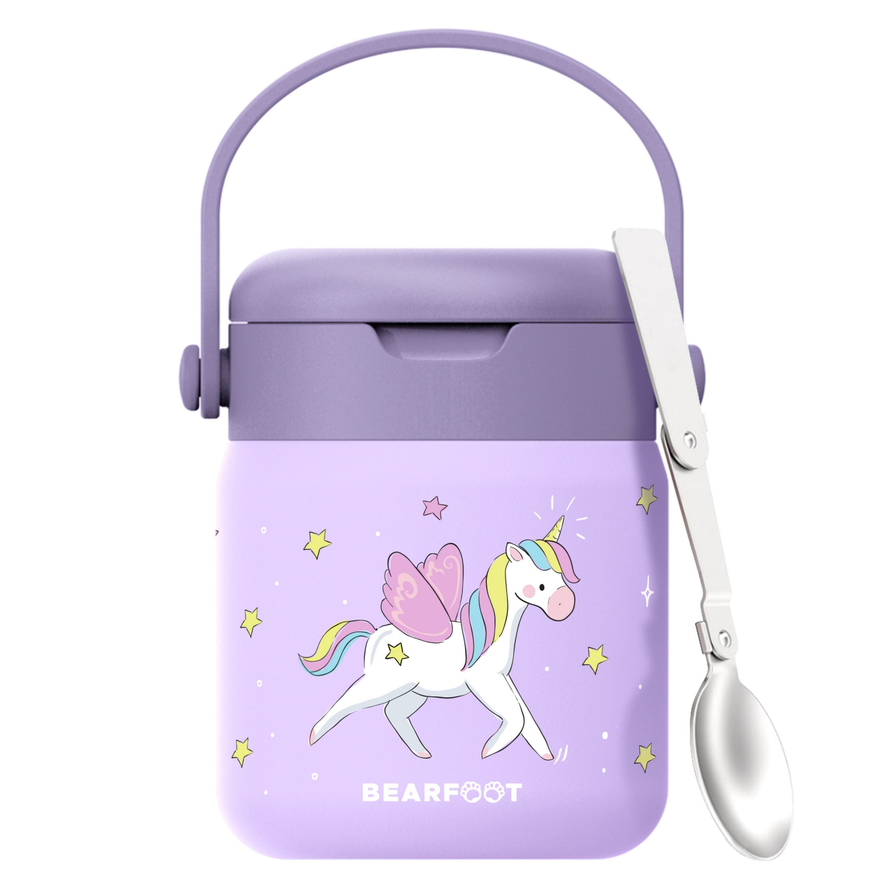 bearfoot-thermobeh-lter-einhorn-lila-essensbeh-lter-500ml-edelstahl image 3