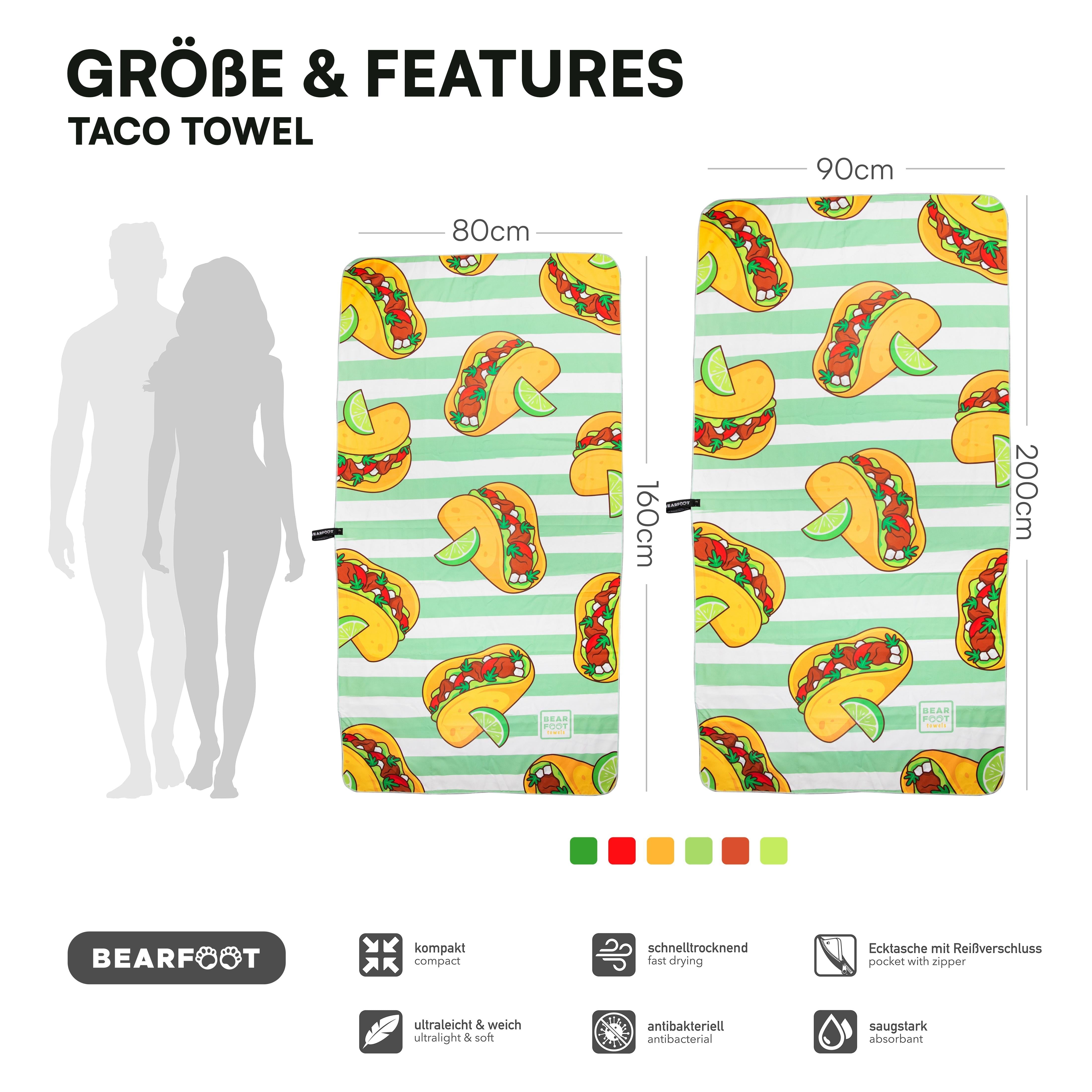 bearfoot-strandt-cher-taco-strandhandtuch-microfaser-160x80cm image 4