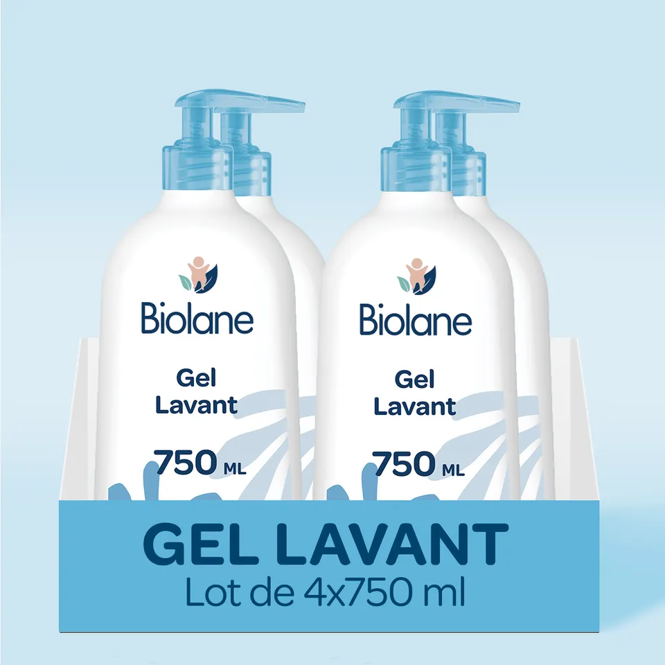 biolane-waschgel-2in1-baby-4er-pack-f-r-haut-haare image 1