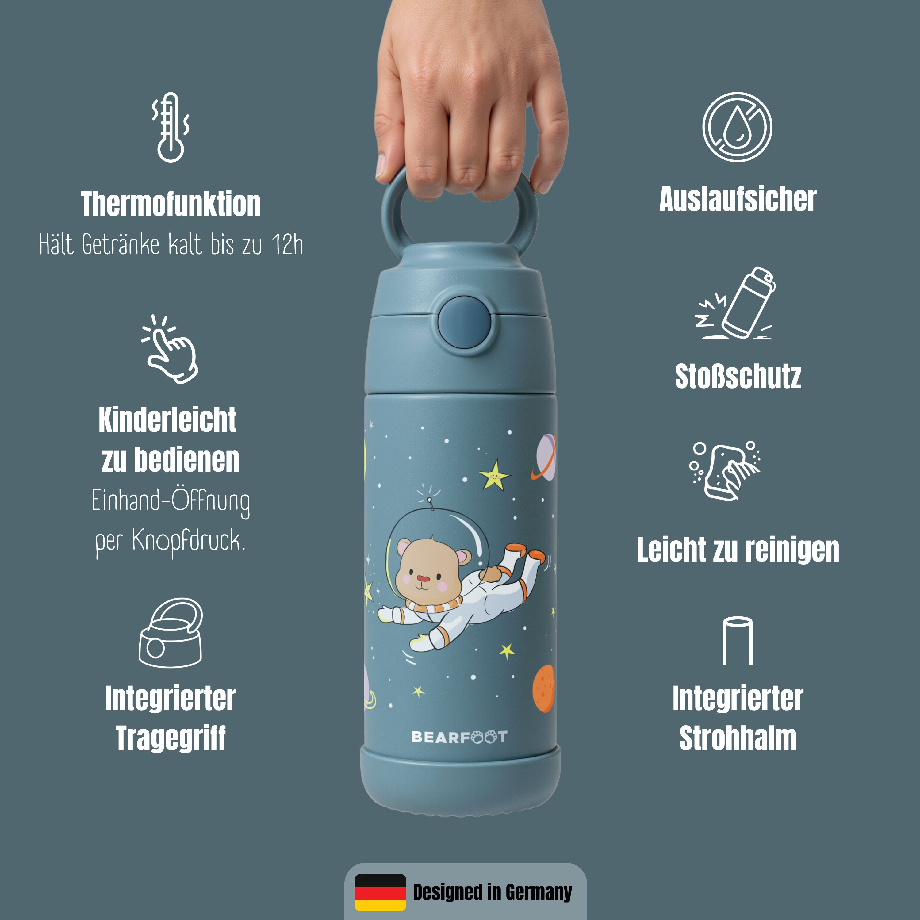 bearfoot-thermo-trinkflasche-astro-b-r-blau-350-ml-edelstahl image 8