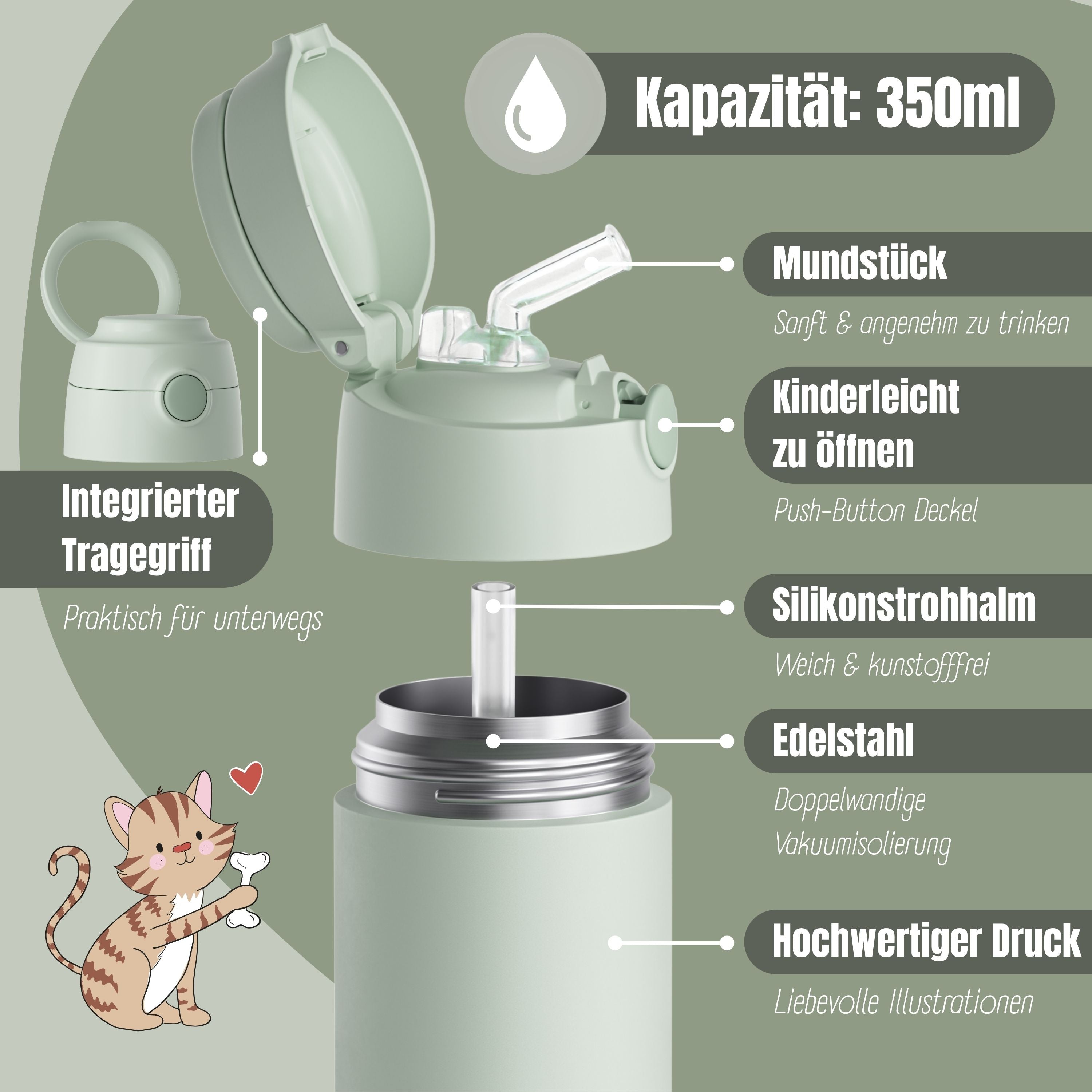 bearfoot-thermo-trinkflasche-edelstahl-gr-n-350ml-12h-kalt image 4