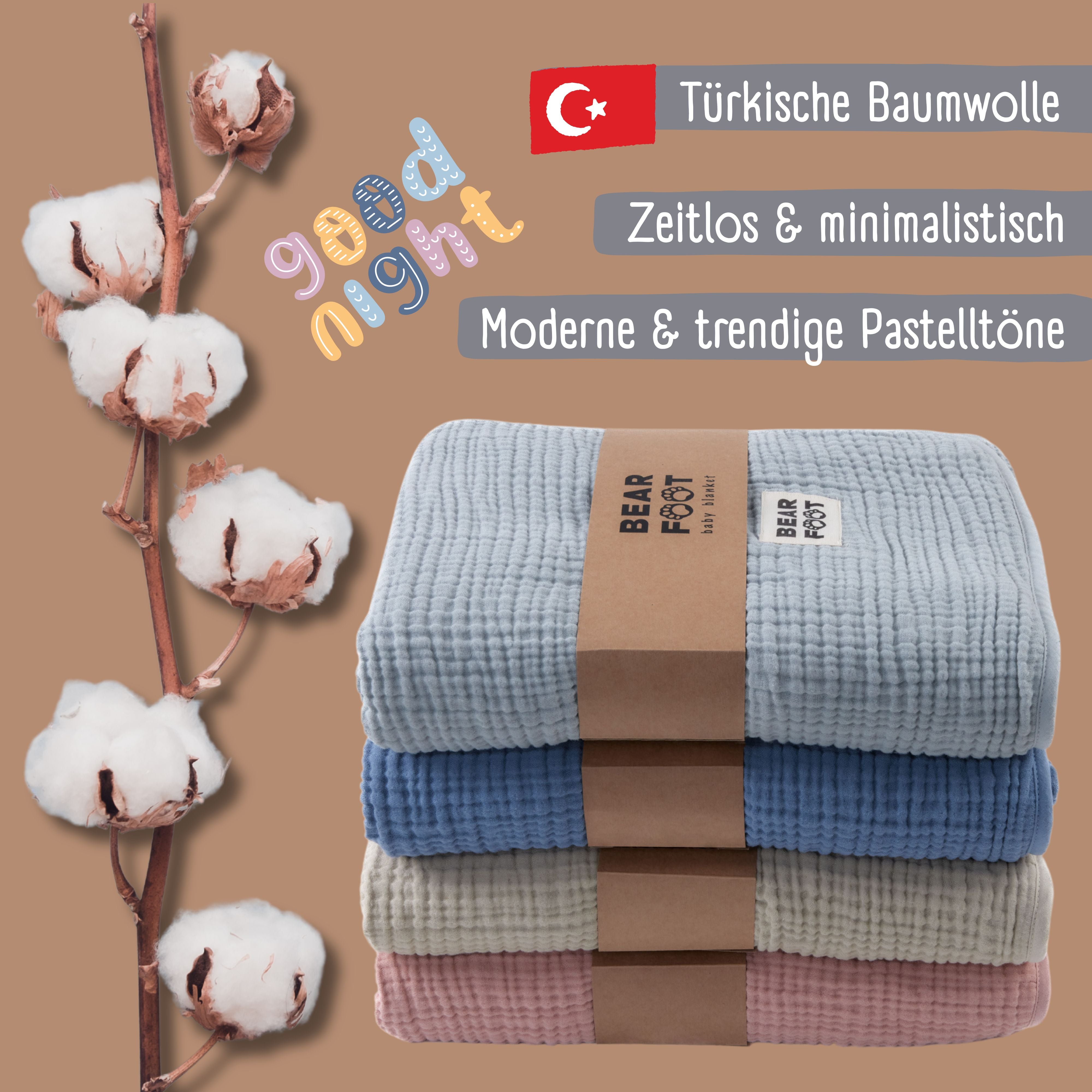bearfoot-babydecken-musselin-fleecedecke-braun-babydecke image 7