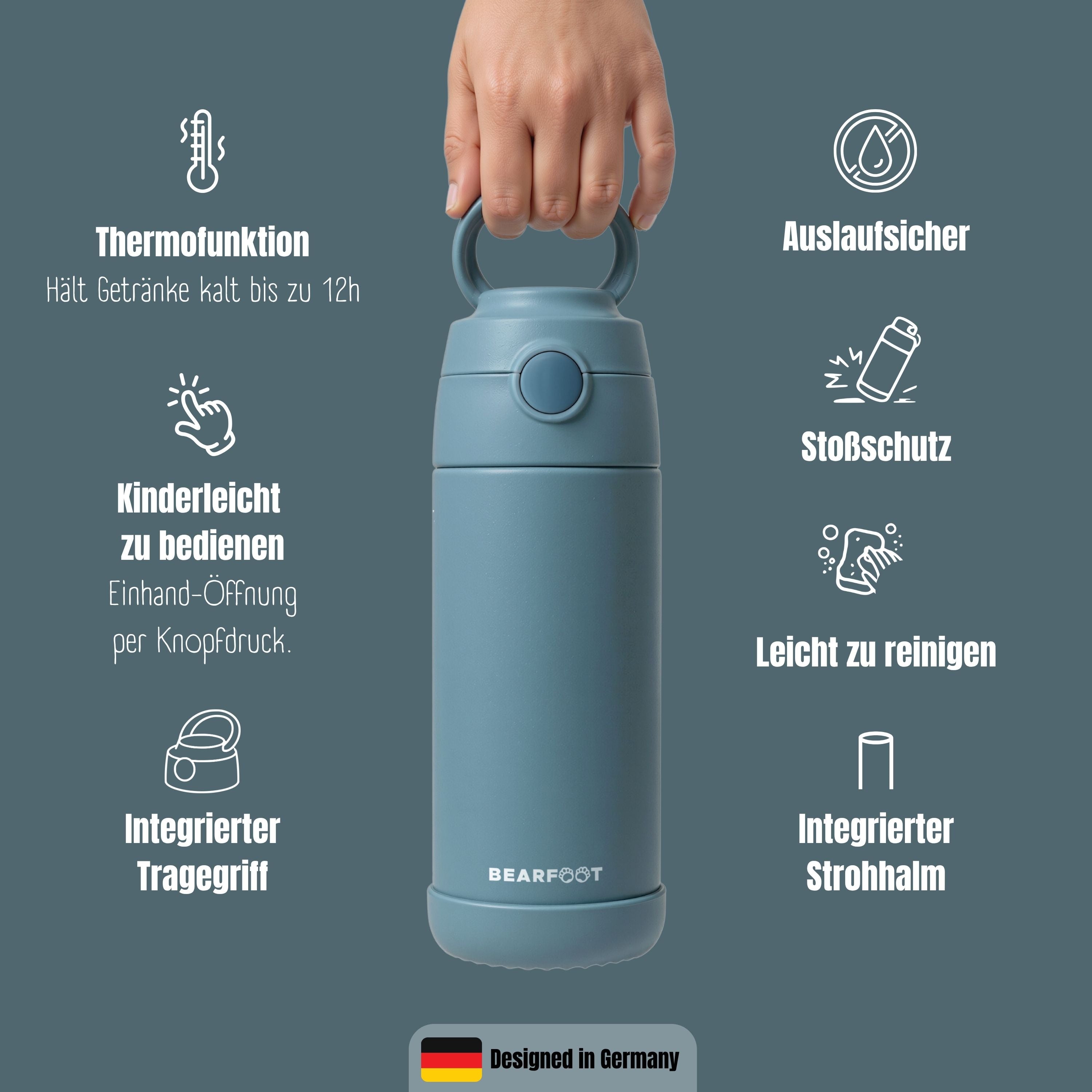 bearfoot-isolierflaschen-thermo-trinkflasche-blau-350ml-strohhalm image 7