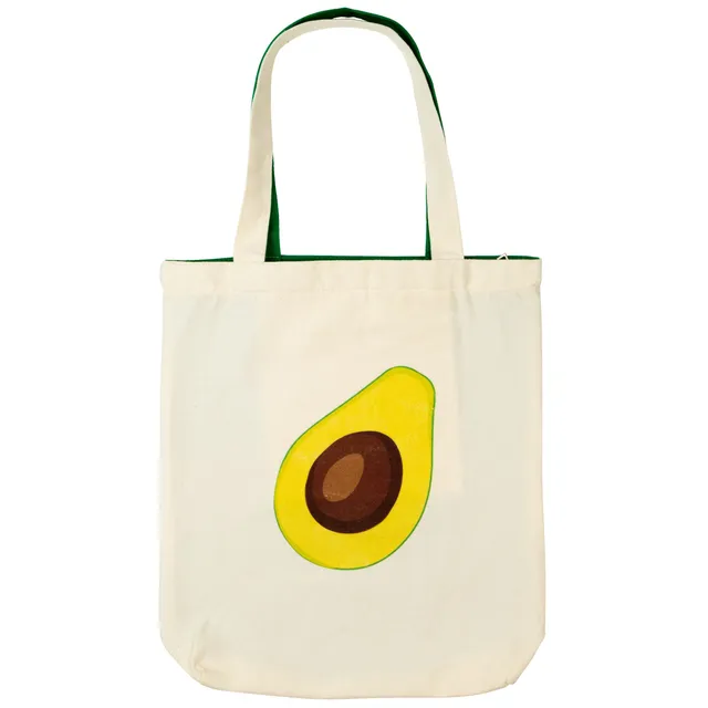 bearfoot-jutebeutel-avocado-canvas-einkaufstasche-mit-rei-verschluss-xxl image 1