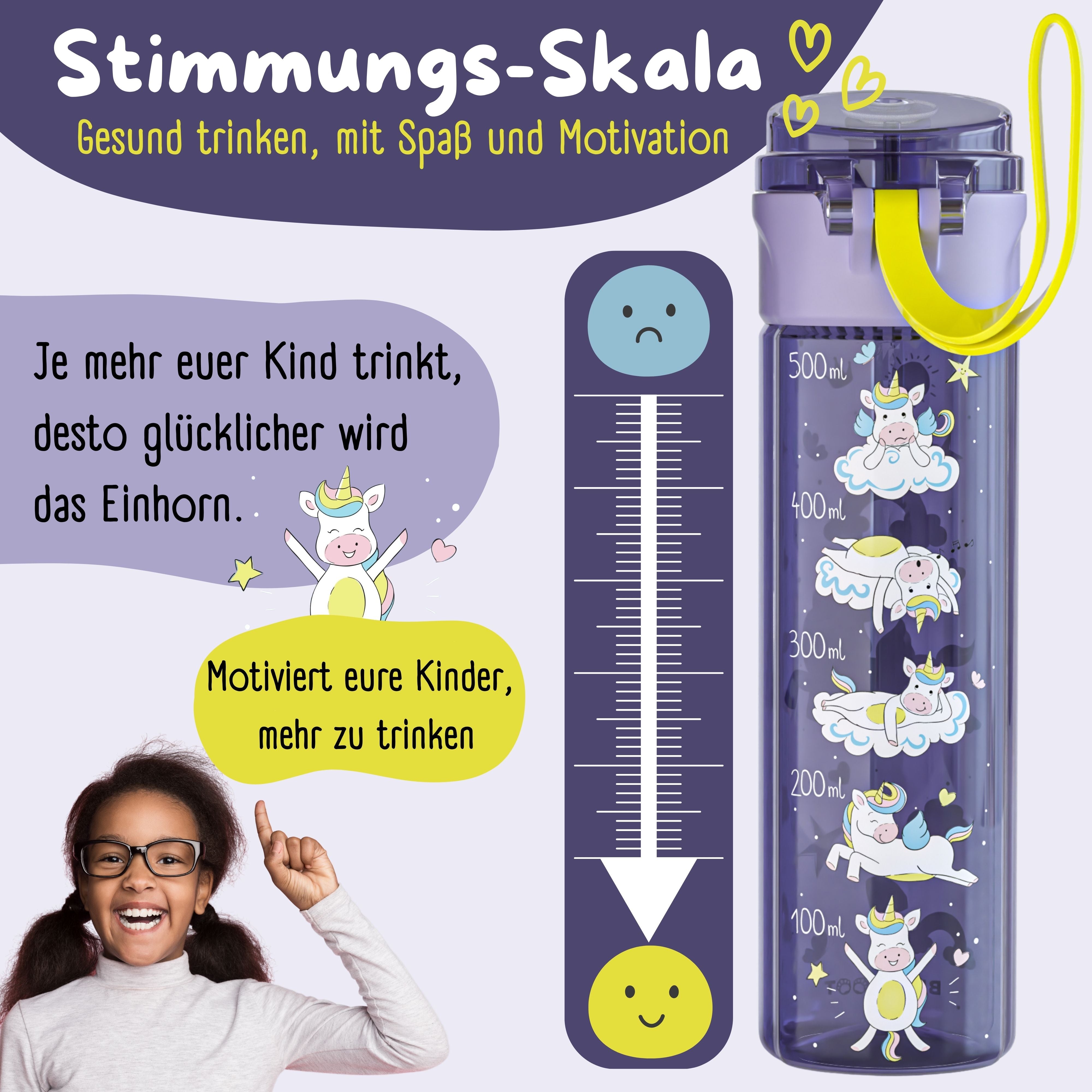 bearfoot-trinkflaschen-einhorn-kindertrinkflasche-500ml-tritan image 2