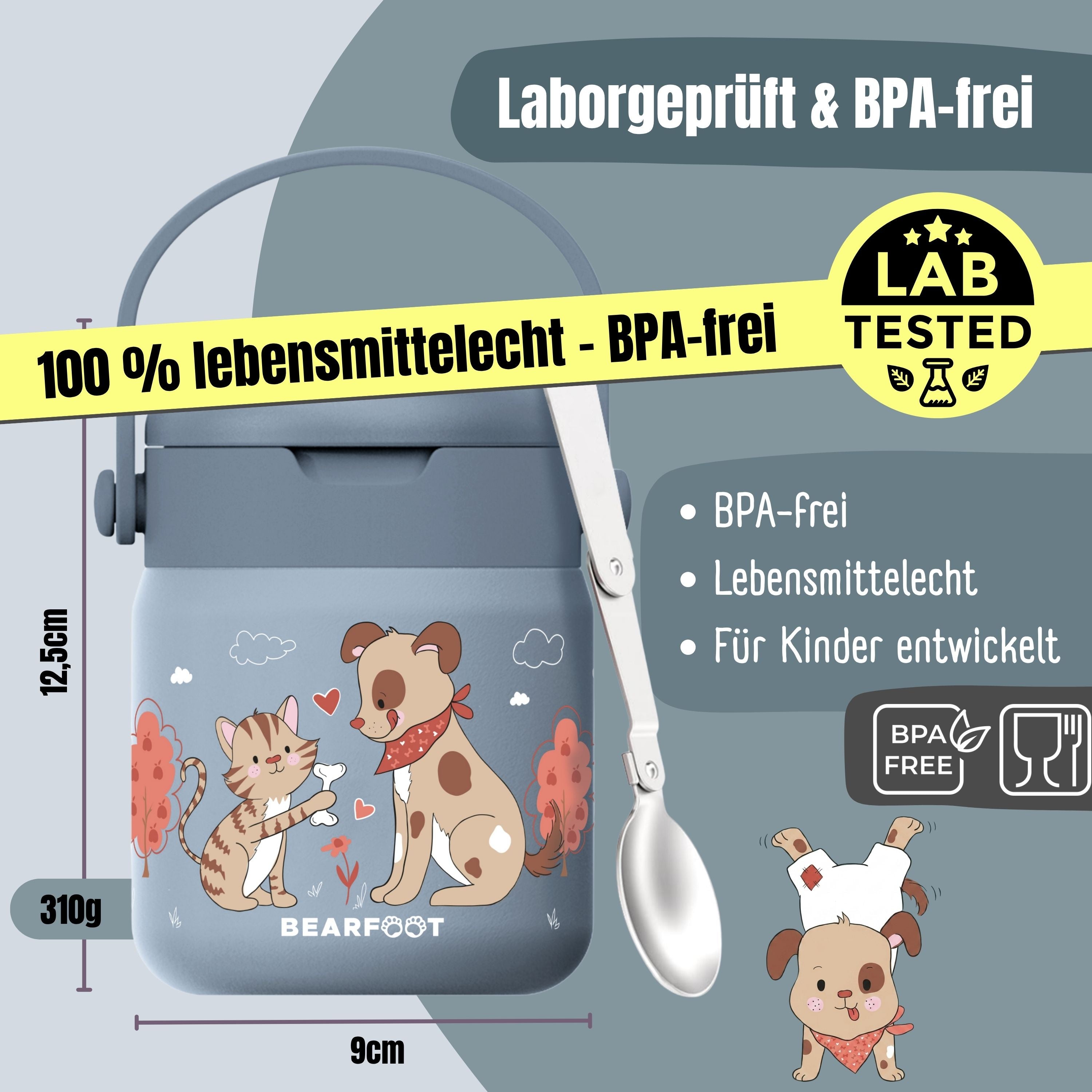bearfoot-thermobeh-lter-hund-katze-blau-edelstahl-thermodose-500-ml image 5