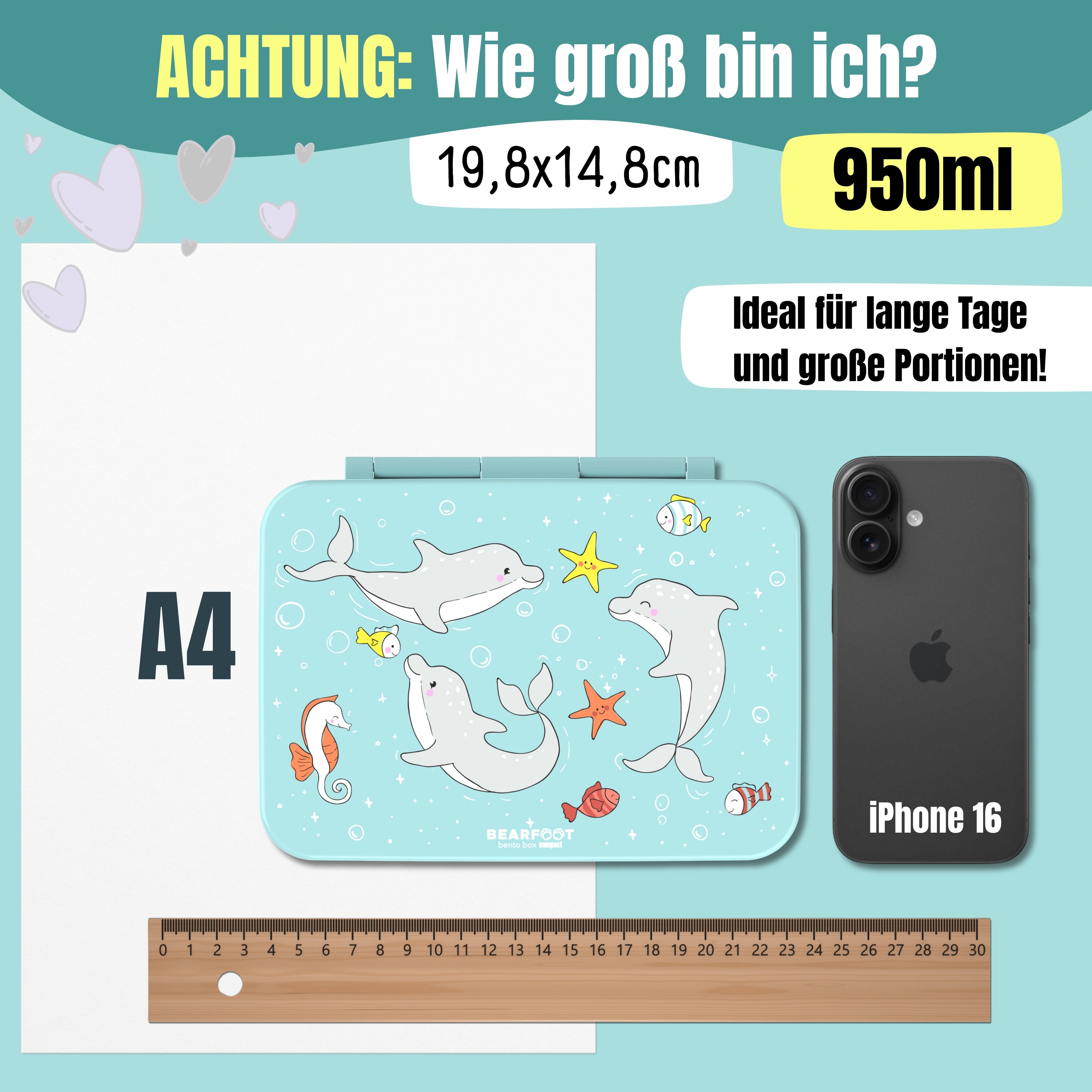 bearfoot-brotdose-delfin-950-ml-mit-f-chern-bpa-frei image 8