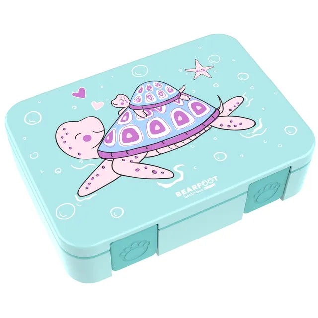 bearfoot-bento-brotdose-950-ml-schildkr-te-mit-f-chern image 1