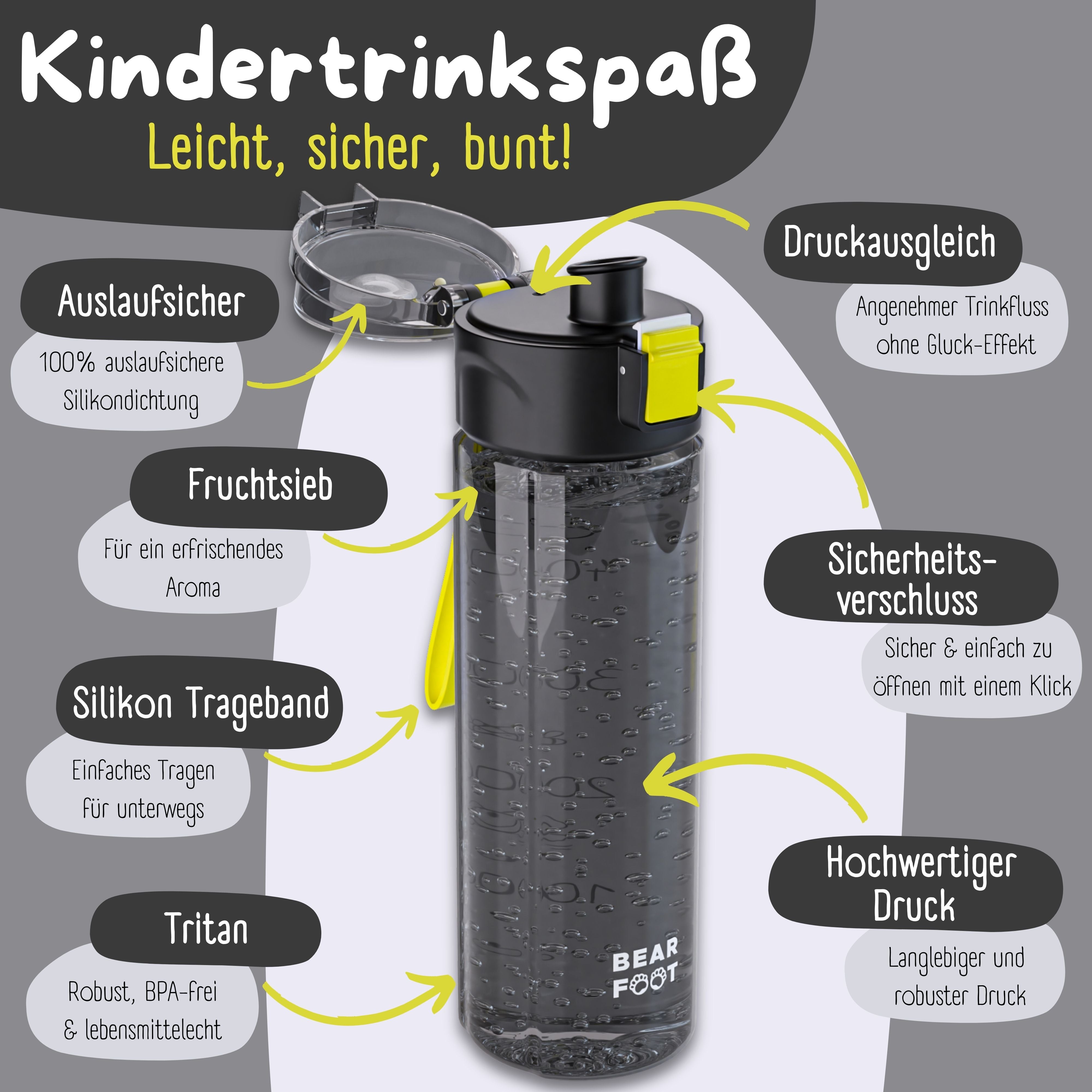 bearfoot-trinkflaschen-logo-kinder-trinkflasche-500-ml-schwarz image 6