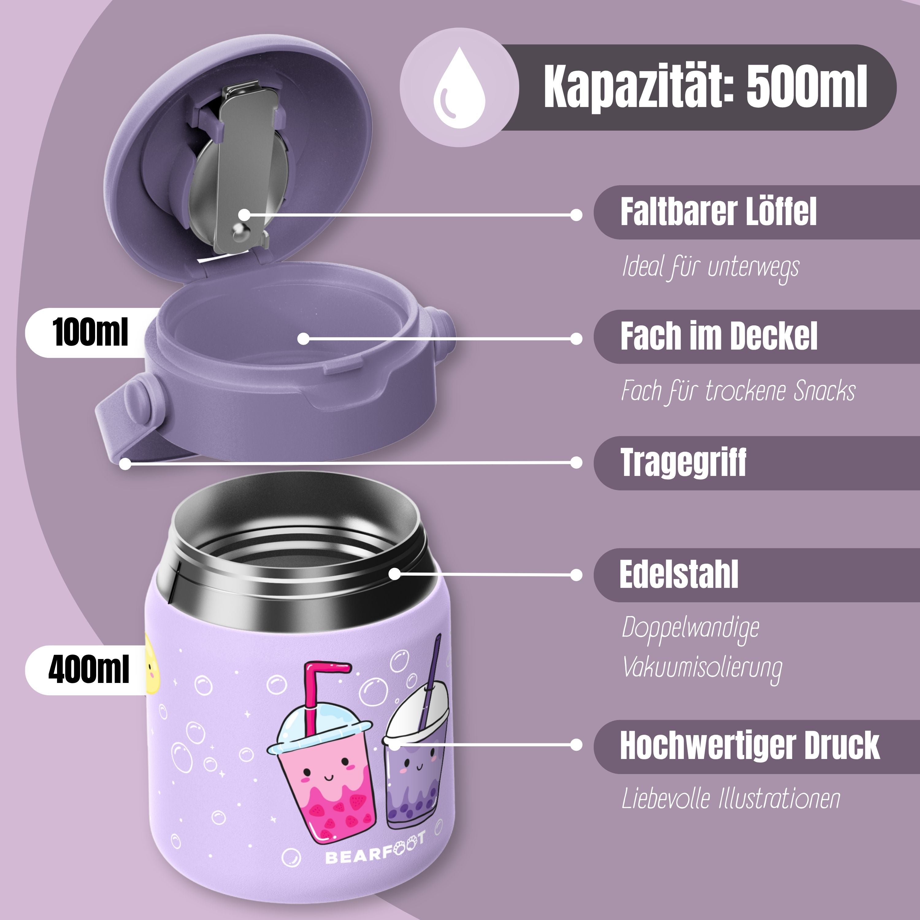 bearfoot-thermobeh-lter-bubble-tea-lila-essensbeh-lter-500-ml image 6