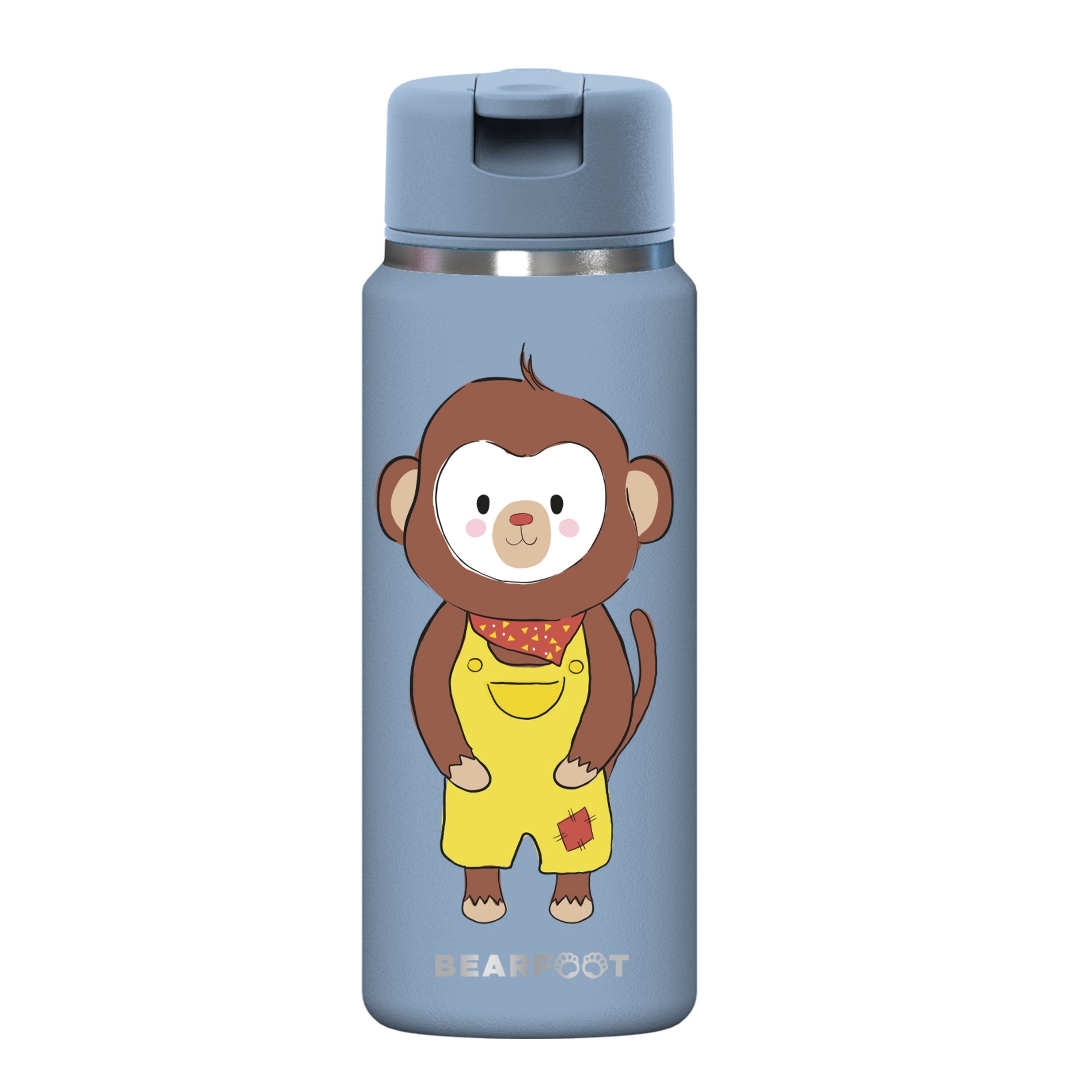 bearfoot-tiny-trinkflasche-affe-edelstahl-200ml-thermo image 3
